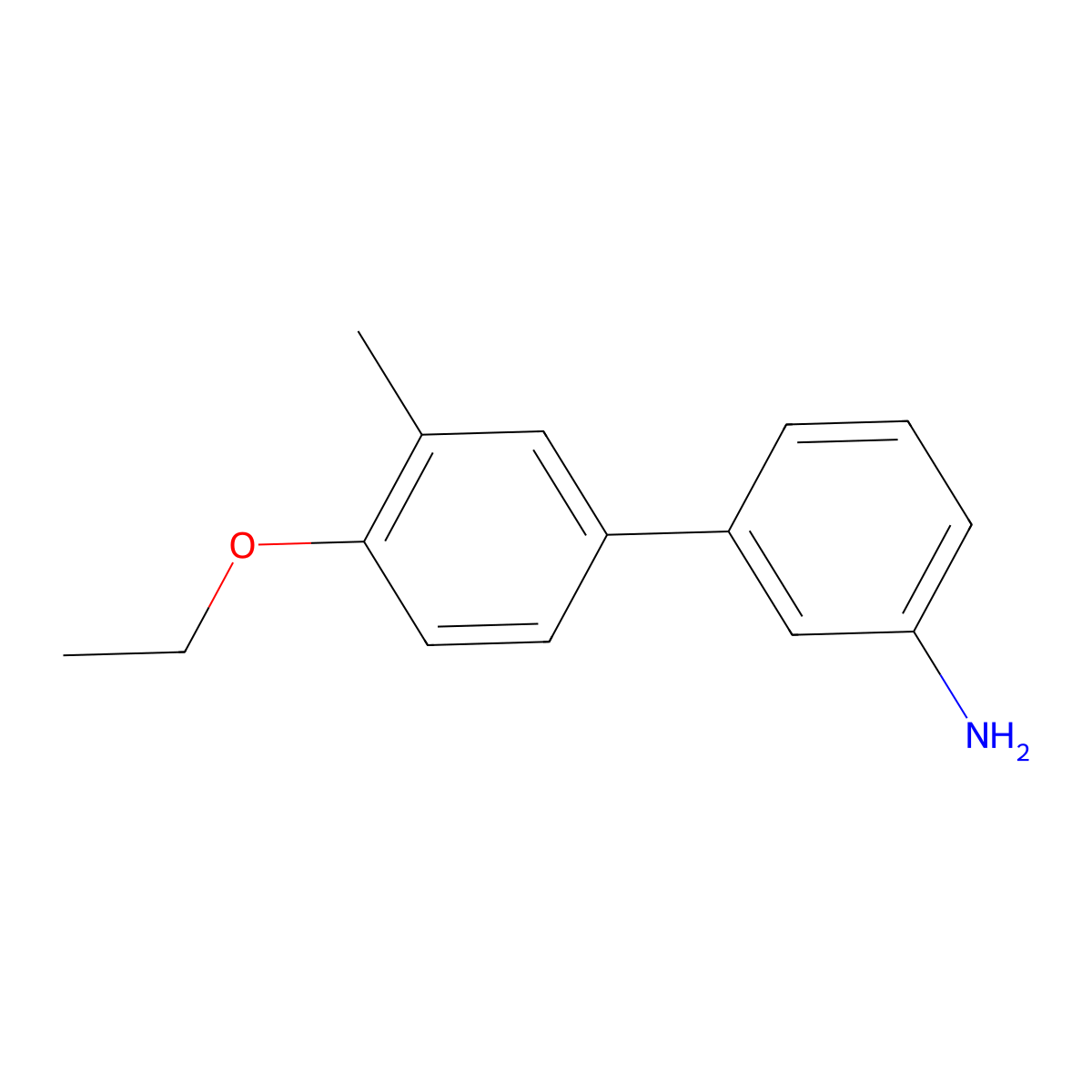 4'-Ethoxy-3'-methyl-biphenyl-3-ylamine molecular structure, CAS 1170691-33-4