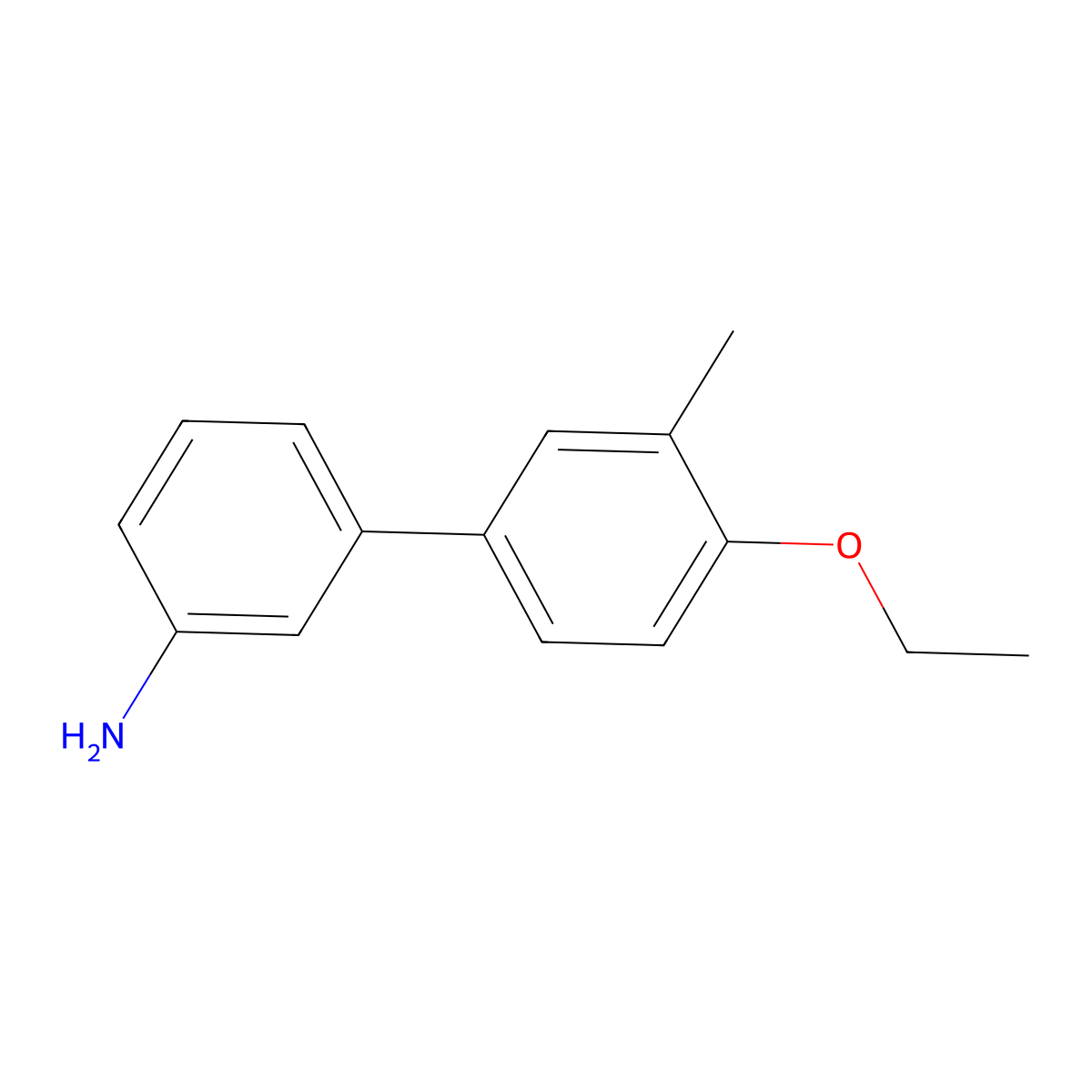 4'-Ethoxy-3'-methyl-biphenyl-3-ylamine molecular structure, CAS 1170691-33-4