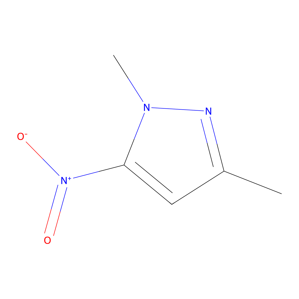 1,3-dimethyl-5-nitro-1H-pyrazole molecular structure, CAS 1170783-25-1
