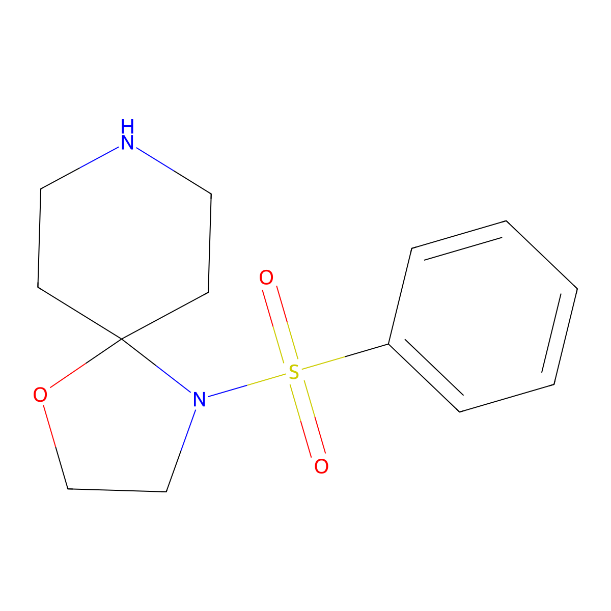 4-(Benzenesulfonyl)-1-oxa-4,8-diazaspiro[4.5]decane molecular structure, CAS 1170830-83-7