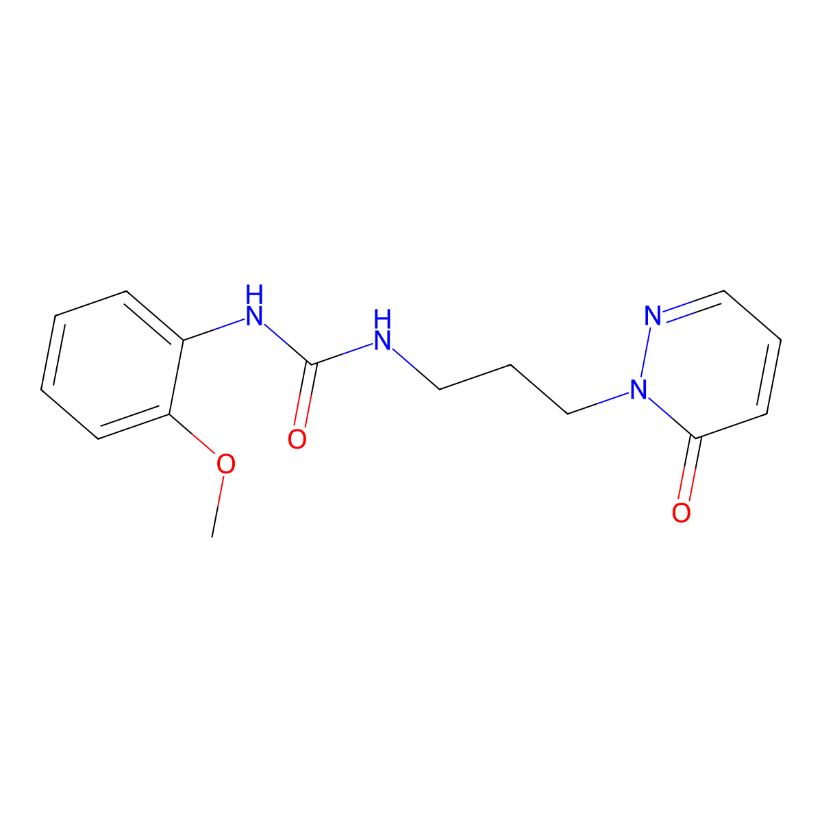 1-(2-methoxyphenyl)-3-(3-(6-oxopyridazin-1(6H)-yl)propyl)urea molecular structure, CAS 1170947-08-6