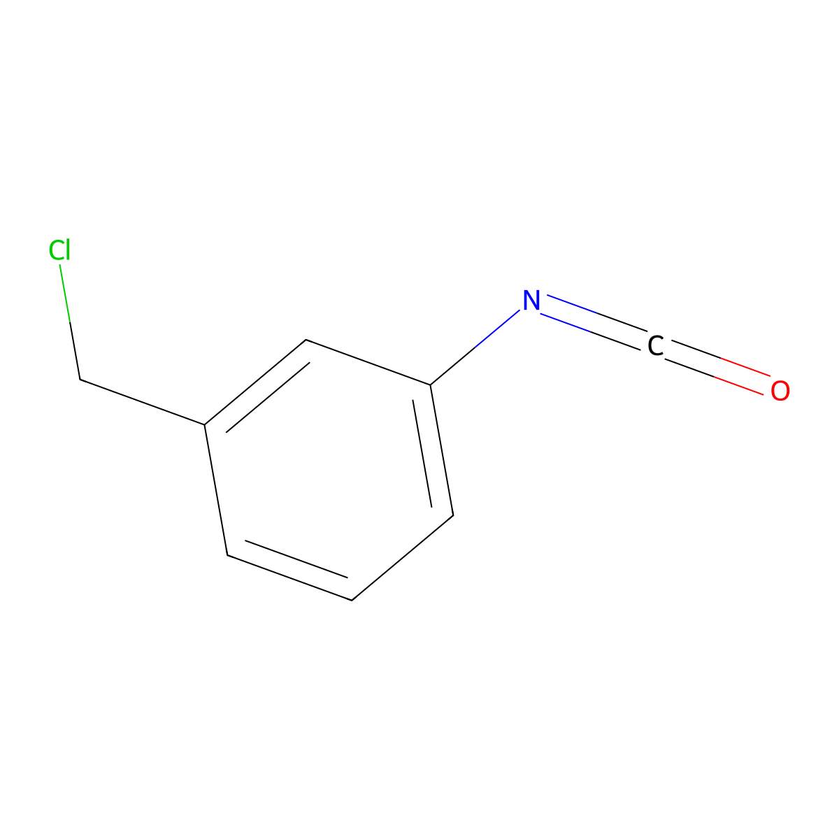 1-(Chloromethyl)-3-isocyanatobenzene molecular structure, CAS 117098-59-6