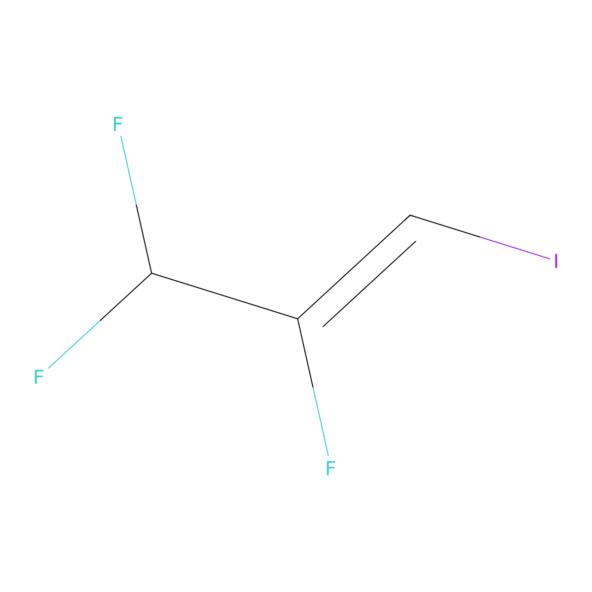 2,3,3-Trifluoro-1-iodoprop-1-ene molecular structure, CAS 1170994-64-5