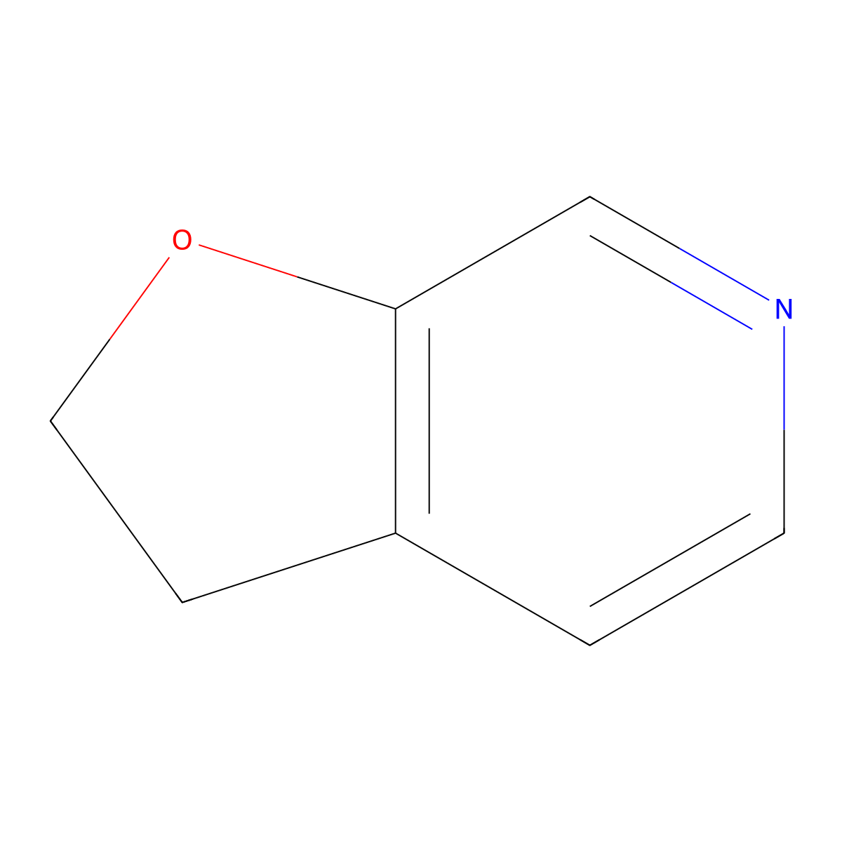 2,3-Dihydrofuro[2,3-c]pyridine molecular structure, CAS 117103-45-4
