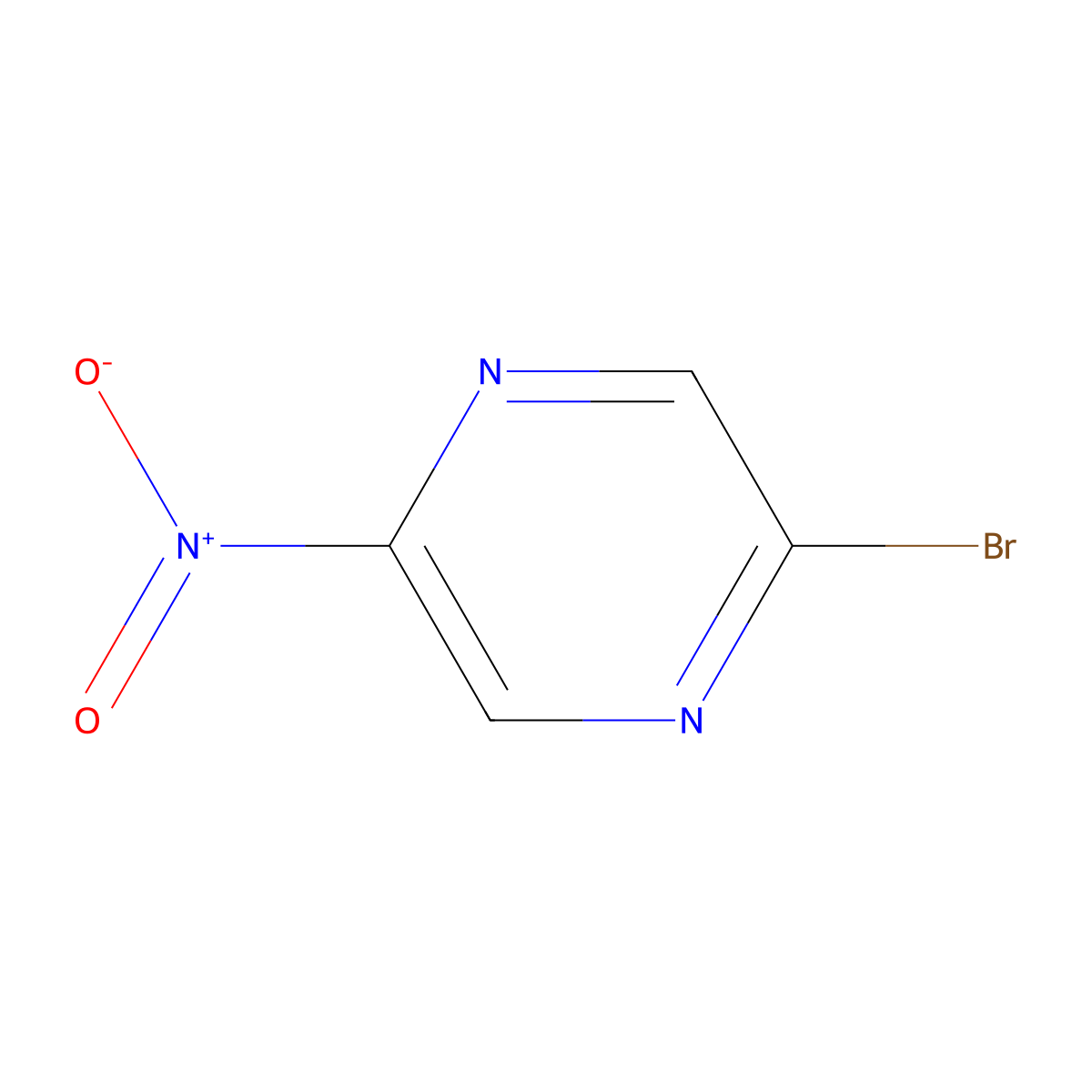 2-Bromo-5-nitropyrazine molecular structure, CAS 117103-53-4