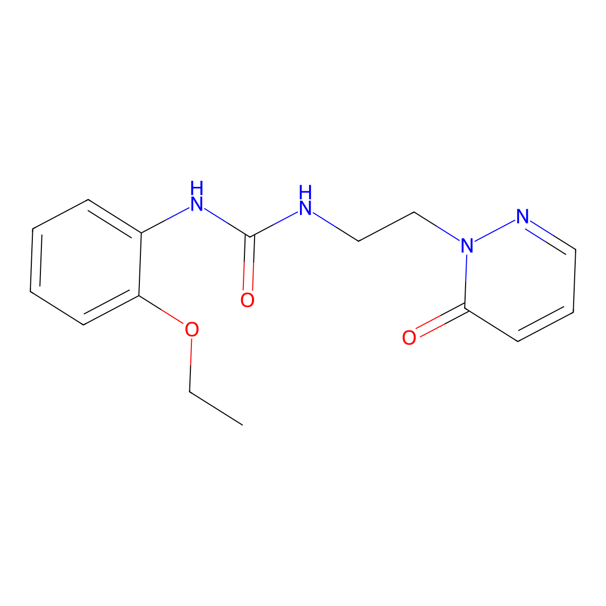 1-(2-ethoxyphenyl)-3-(2-(6-oxopyridazin-1(6H)-yl)ethyl)urea molecular structure, CAS 1171048-02-4