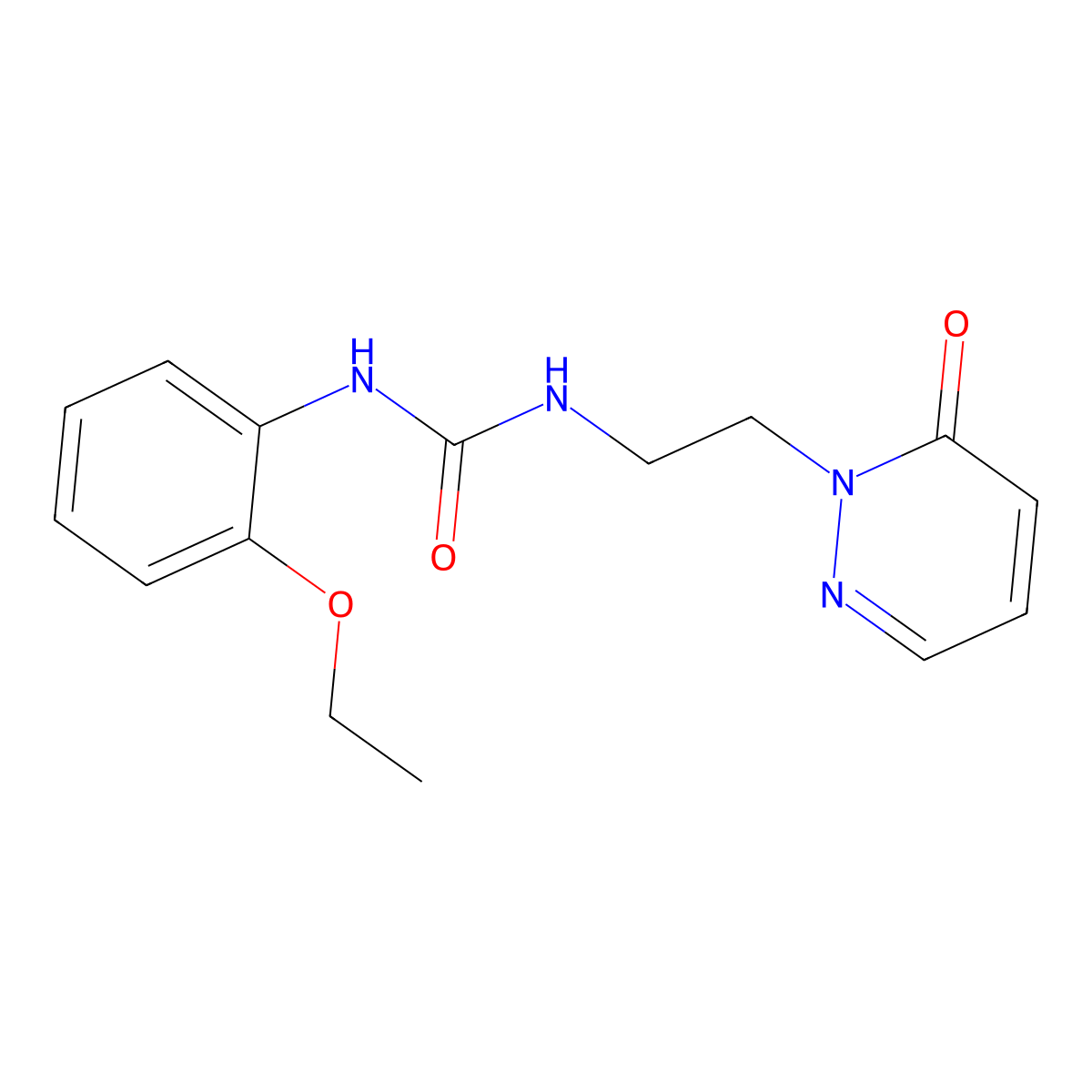 1-(2-ethoxyphenyl)-3-(2-(6-oxopyridazin-1(6H)-yl)ethyl)urea molecular structure, CAS 1171048-02-4