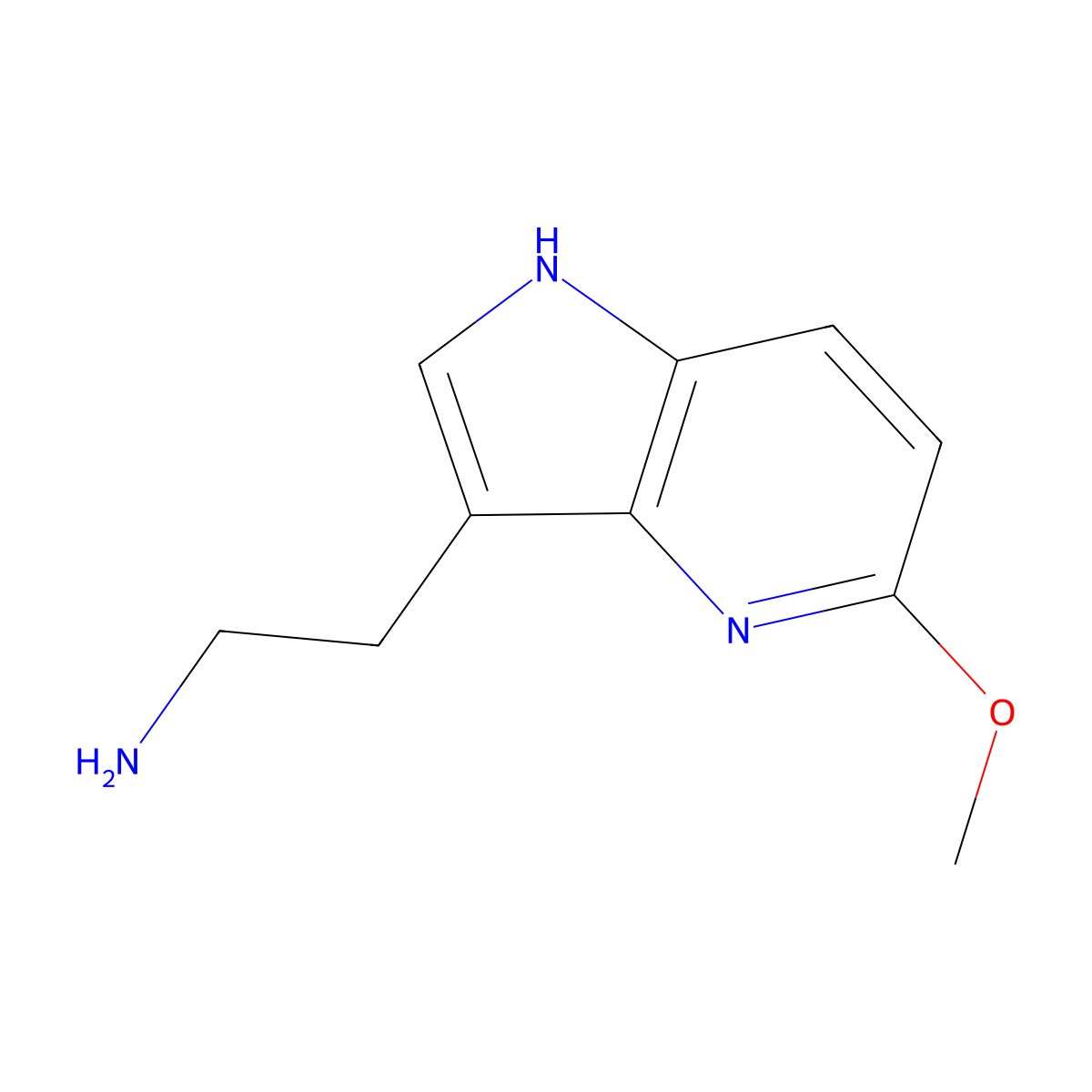 2-{5-methoxy-1H-pyrrolo[3,2-b]pyridin-3-yl}ethan-1-amine molecular structure, CAS 1171071-94-5