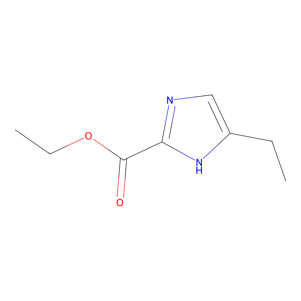 Ethyl 5-ethyl-1H-imidazole-2-carboxylate molecular structure, CAS 1171124-65-4