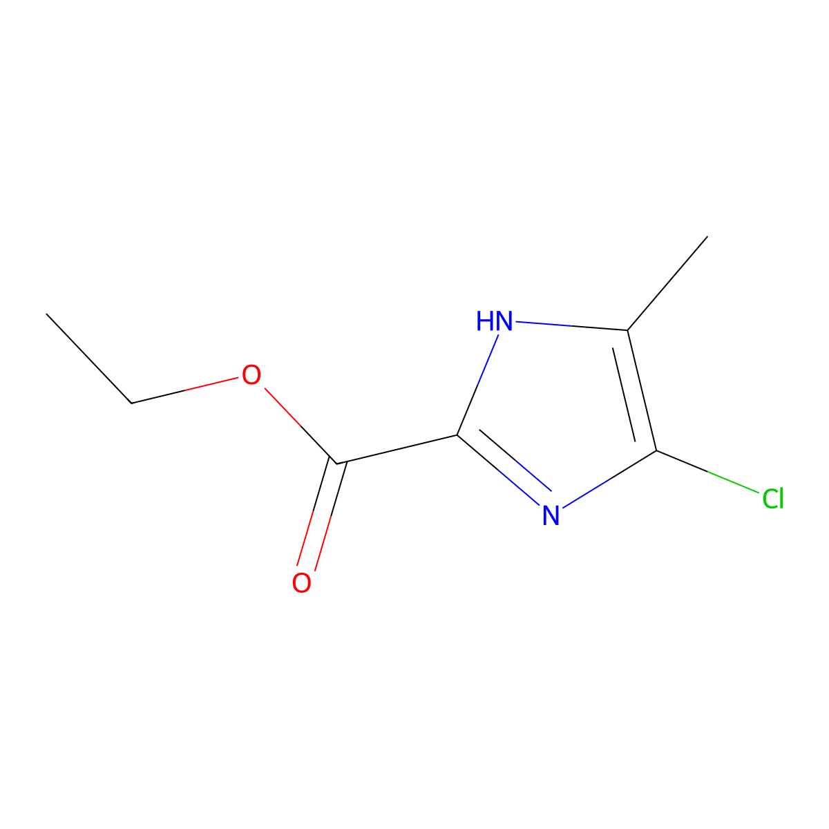 ethyl 4-chloro-5-methyl-1H-imidazole-2-carboxylate molecular structure, CAS 1171124-77-8