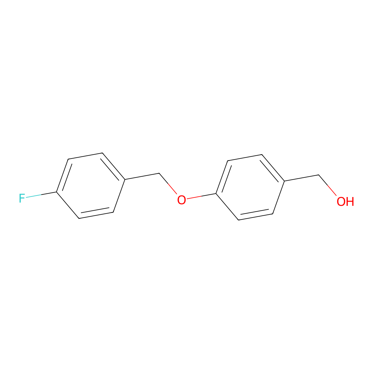 4-(4-Fluorobenzyloxy)benzyl alcohol molecular structure, CAS 117113-98-1
