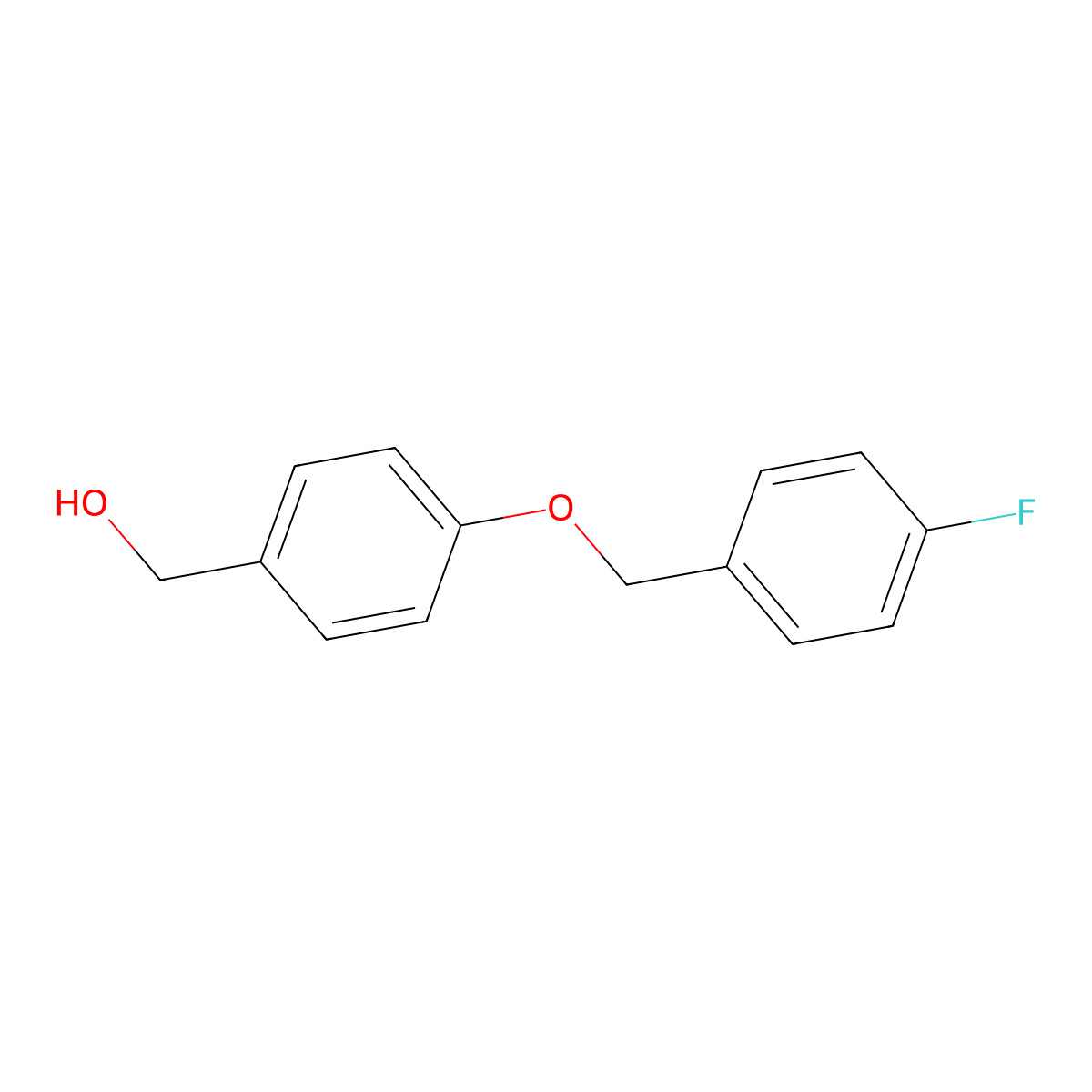 4-(4-Fluorobenzyloxy)benzyl alcohol molecular structure, CAS 117113-98-1