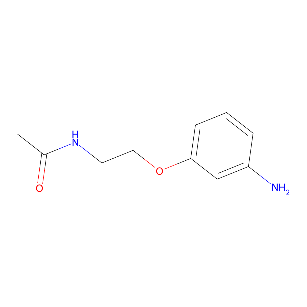 N-[2-(3-aminophenoxy)ethyl]acetamide molecular structure, CAS 1171153-22-2