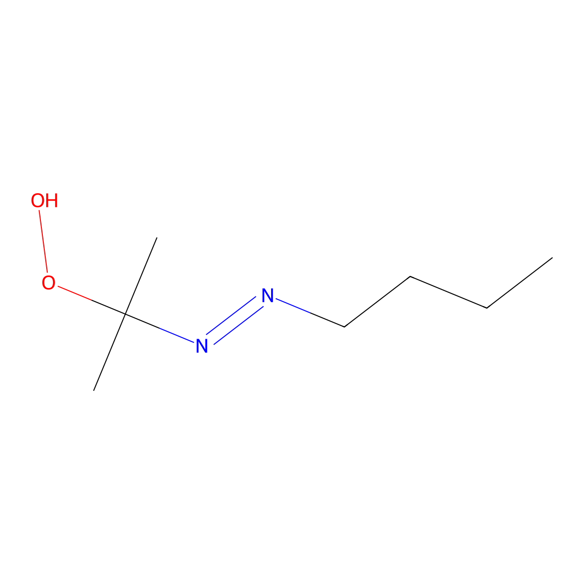 2-Butylazo-2-propyl hydroperoxide molecular structure, CAS 117135-59-8