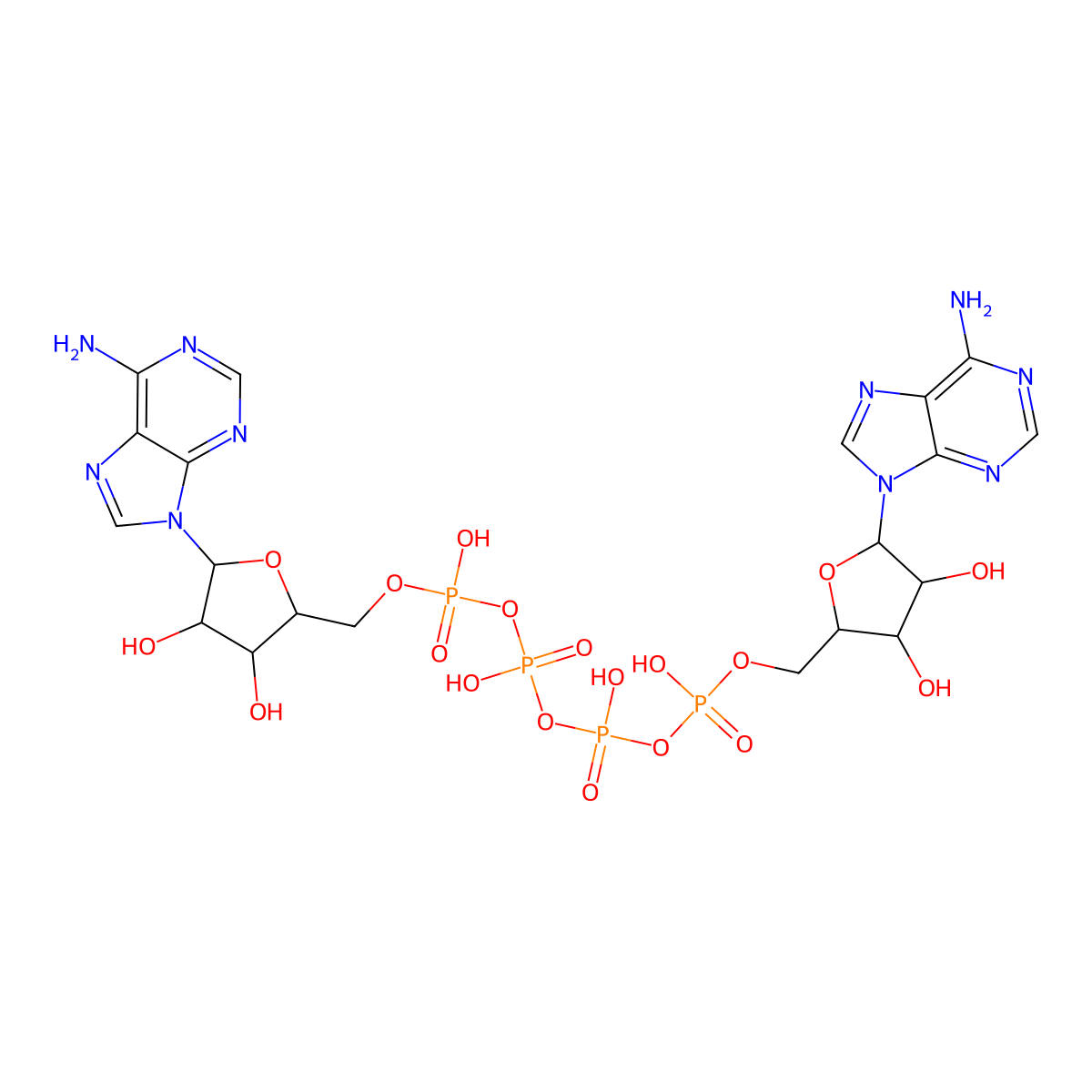 Bis(5'-adenylyl) diphosphate molecular structure, CAS 117137-55-0