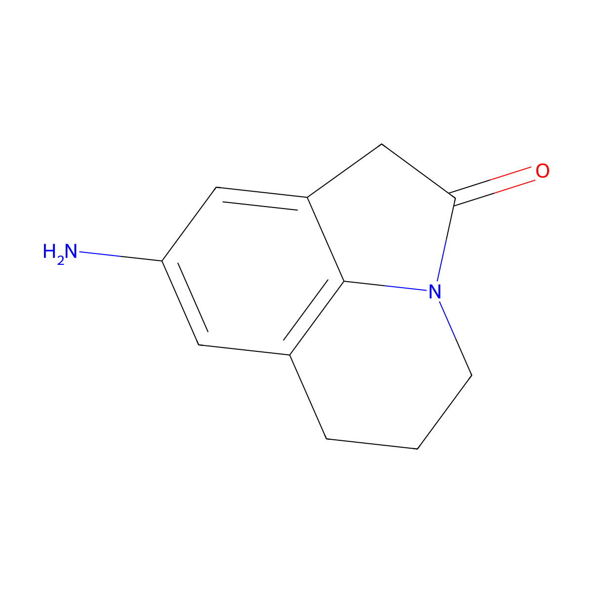 8-amino-5,6-dihydro-4H-pyrrolo[3,2,1-ij]quinolin-2(1H)-one molecular structure, CAS 1171377-49-3