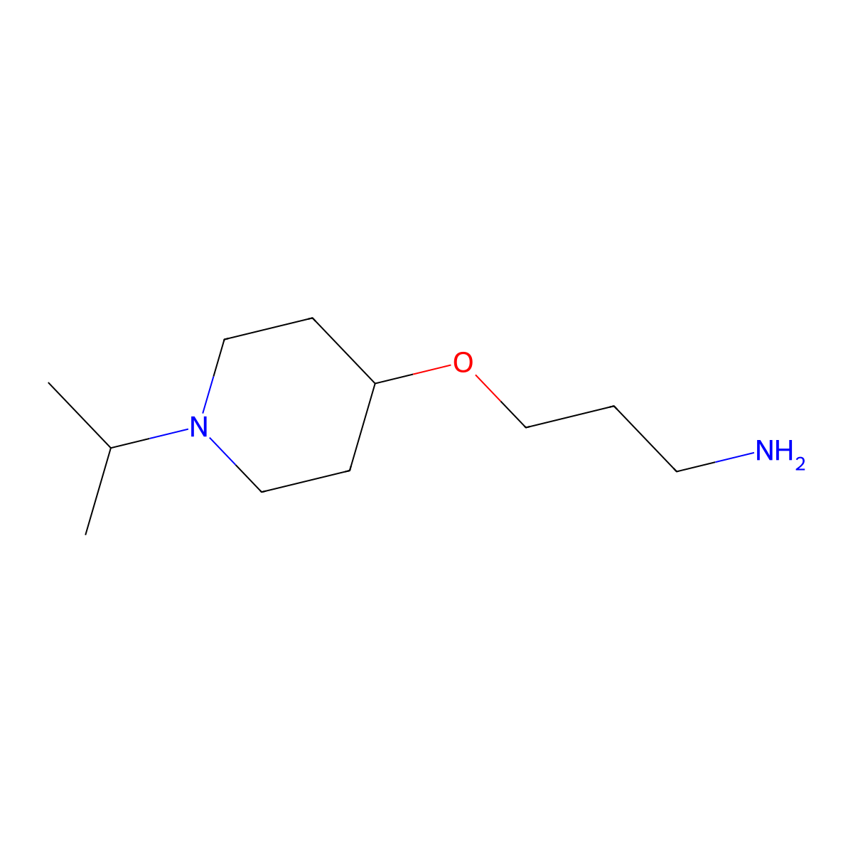 3-[(1-Isopropylpiperidin-4-YL)oxy]propan-1-amine molecular structure, CAS 1171385-26-4
