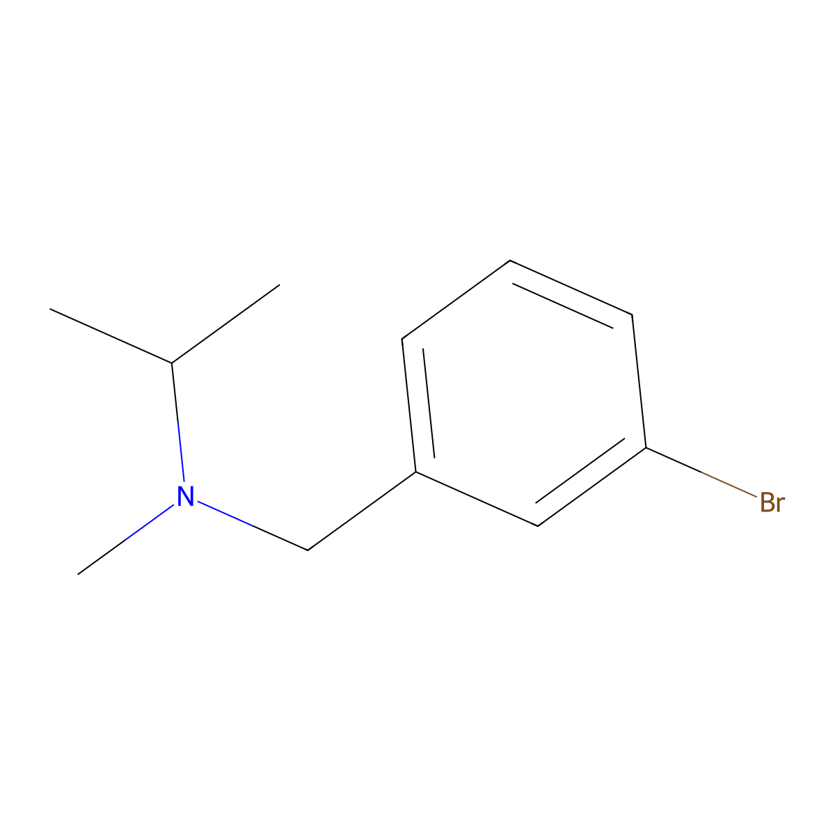 N-(3-Bromobenzyl)-N-methylpropan-2-amine molecular structure, CAS 1171413-17-4