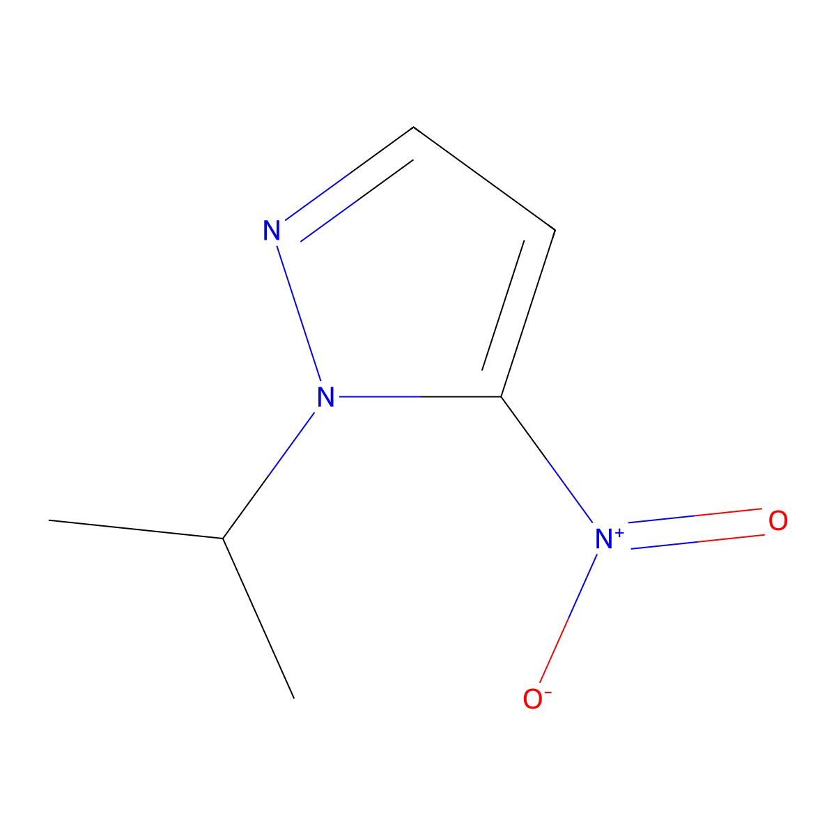 1-Isopropyl-5-nitro-1H-pyrazole molecular structure, CAS 1171472-40-4