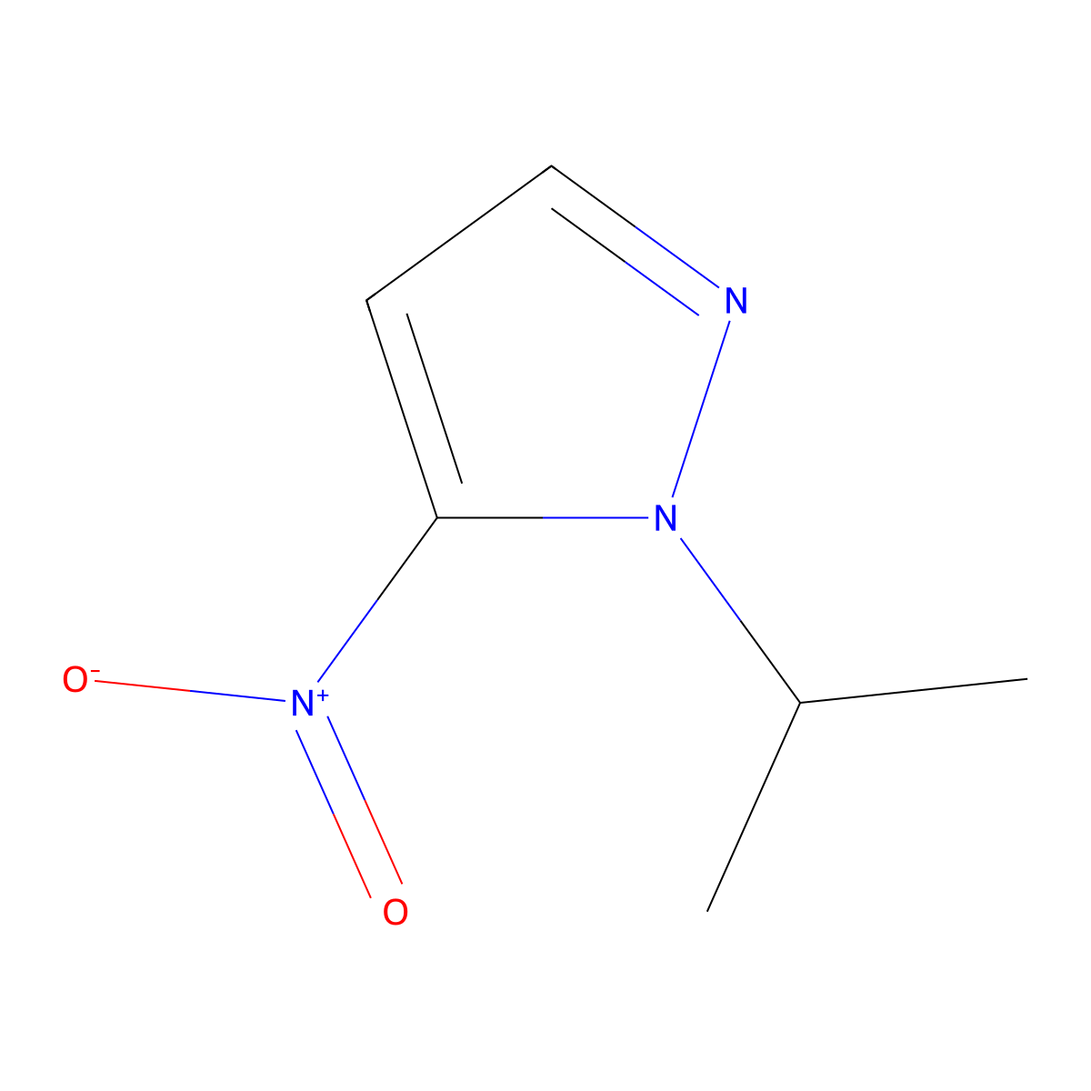 1-Isopropyl-5-nitro-1H-pyrazole molecular structure, CAS 1171472-40-4