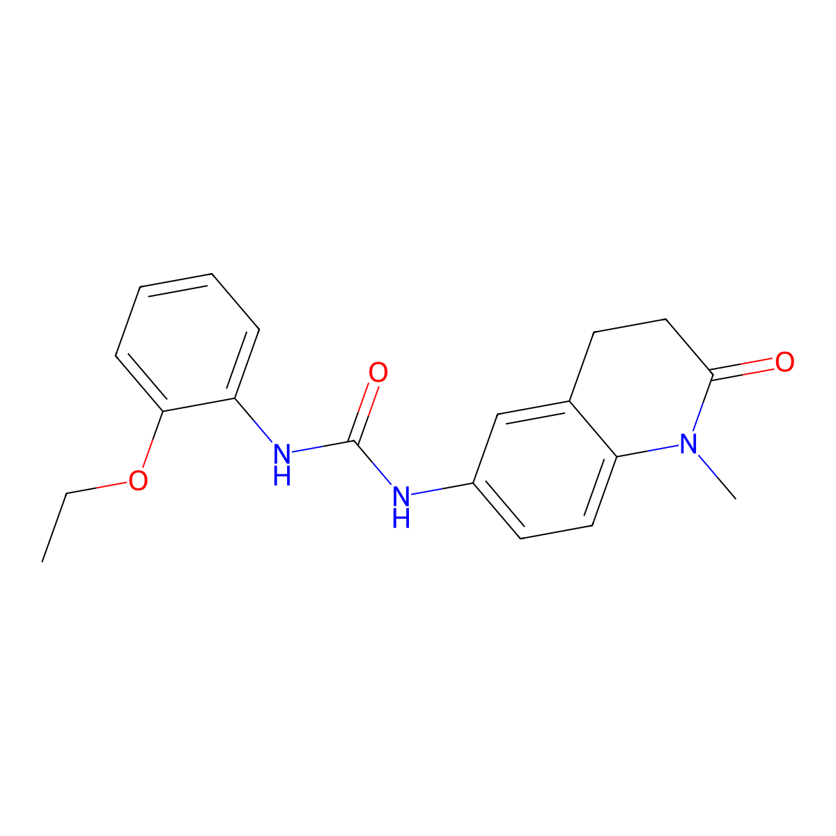 1-(2-Ethoxyphenyl)-3-(1-methyl-2-oxo-1,2,3,4-tetrahydroquinolin-6-yl)urea molecular structure, CAS 1171485-47-4