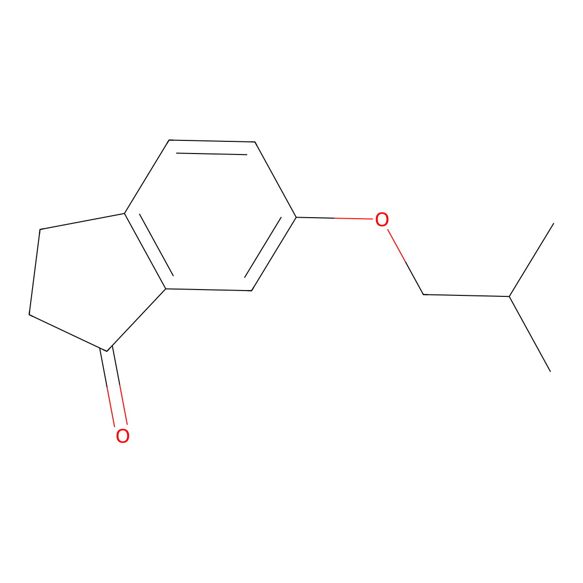 6-Isobutoxyindan-1-one molecular structure, CAS 1171541-28-8