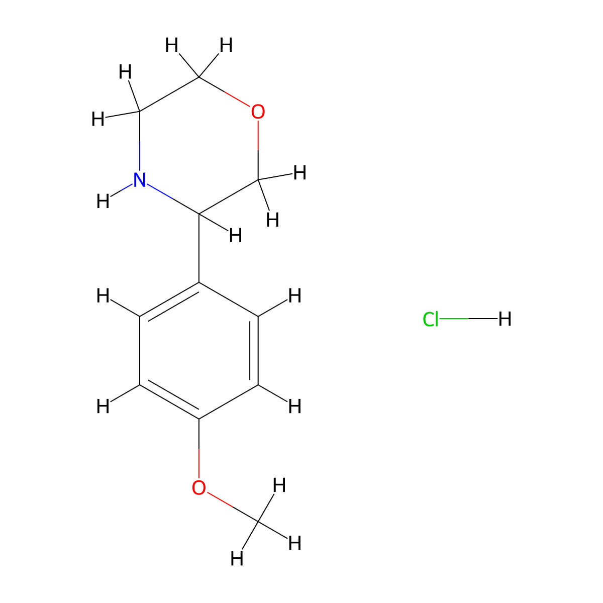 3-(4-Methoxyphenyl)morpholine hydrochloride molecular structure, CAS 1171560-33-0
