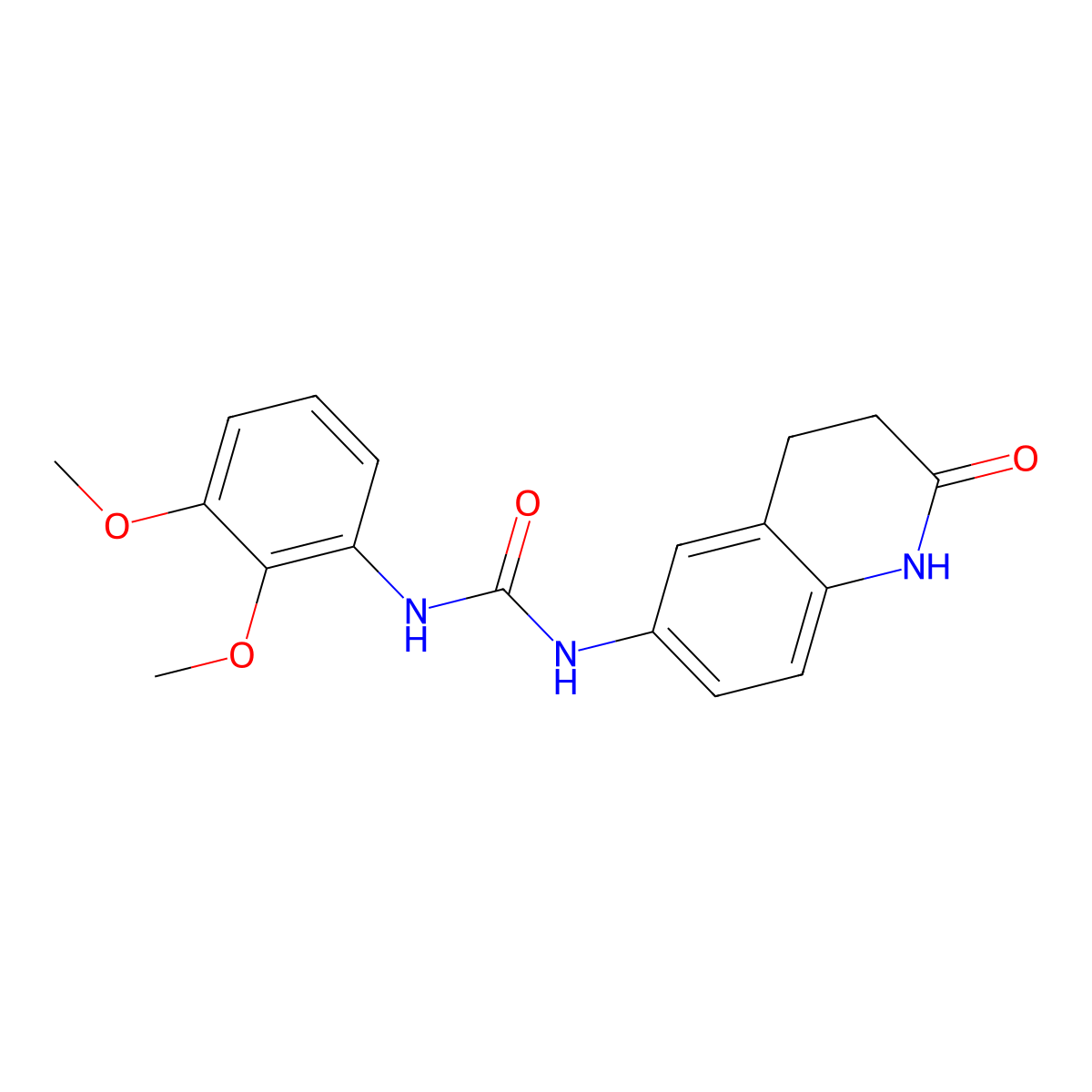 1-(2,3-Dimethoxyphenyl)-3-(2-oxo-1,2,3,4-tetrahydroquinolin-6-yl)urea molecular structure, CAS 1171777-48-2