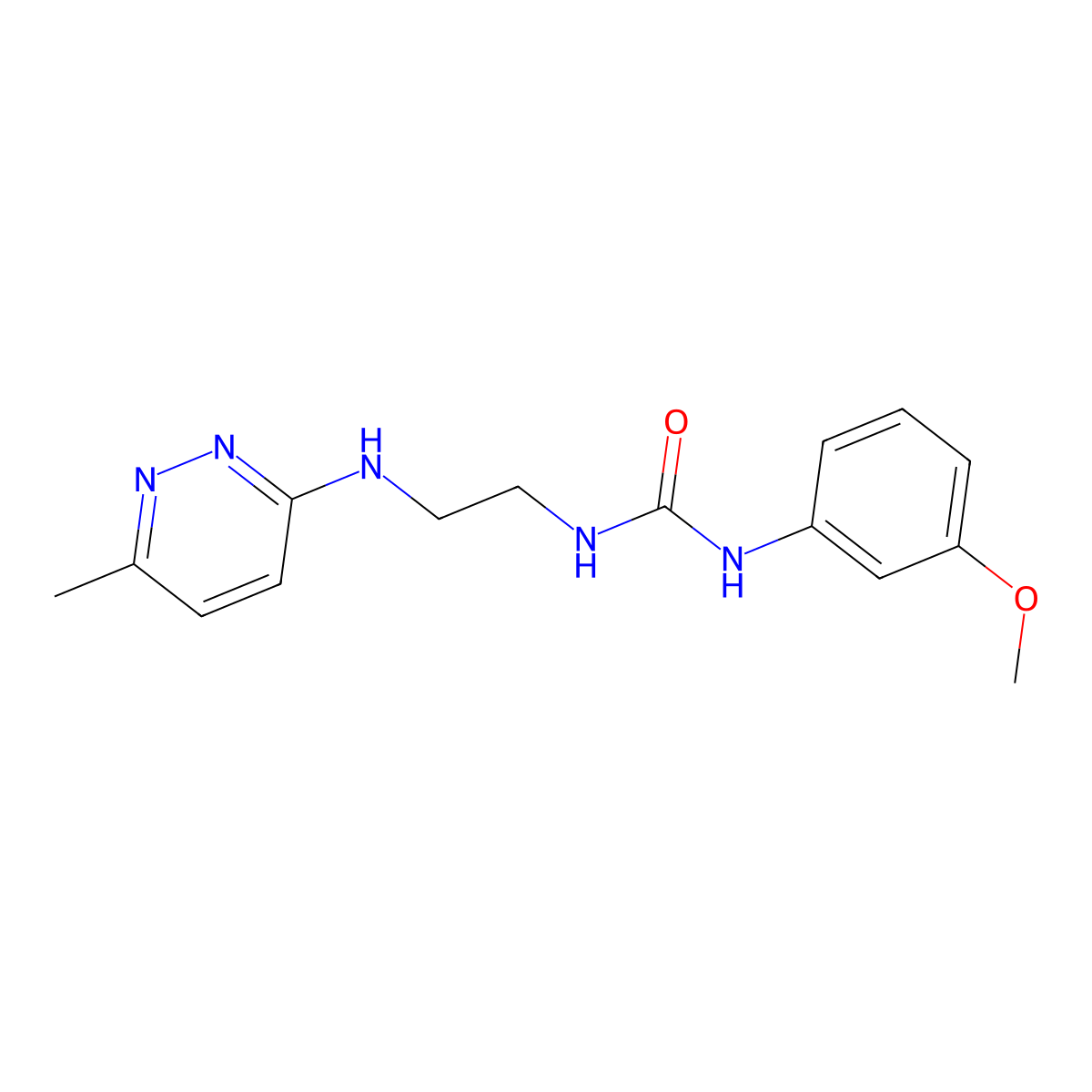 1-(3-Methoxyphenyl)-3-{2-[(6-methylpyridazin-3-YL)amino]ethyl}urea molecular structure, CAS 1171851-40-3