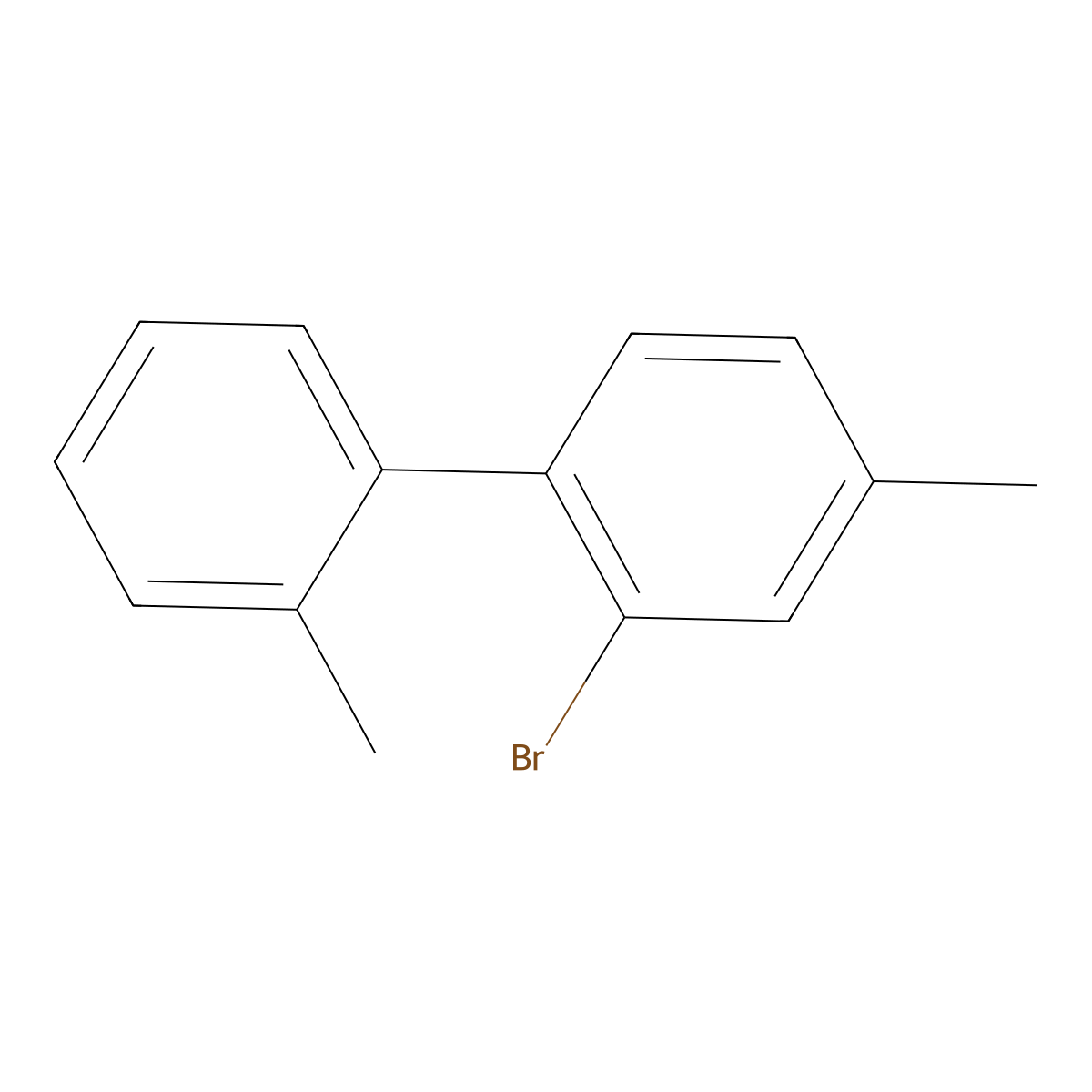 2-Bromo-2',4-dimethyl-1,1'-biphenyl molecular structure, CAS 1171900-34-7