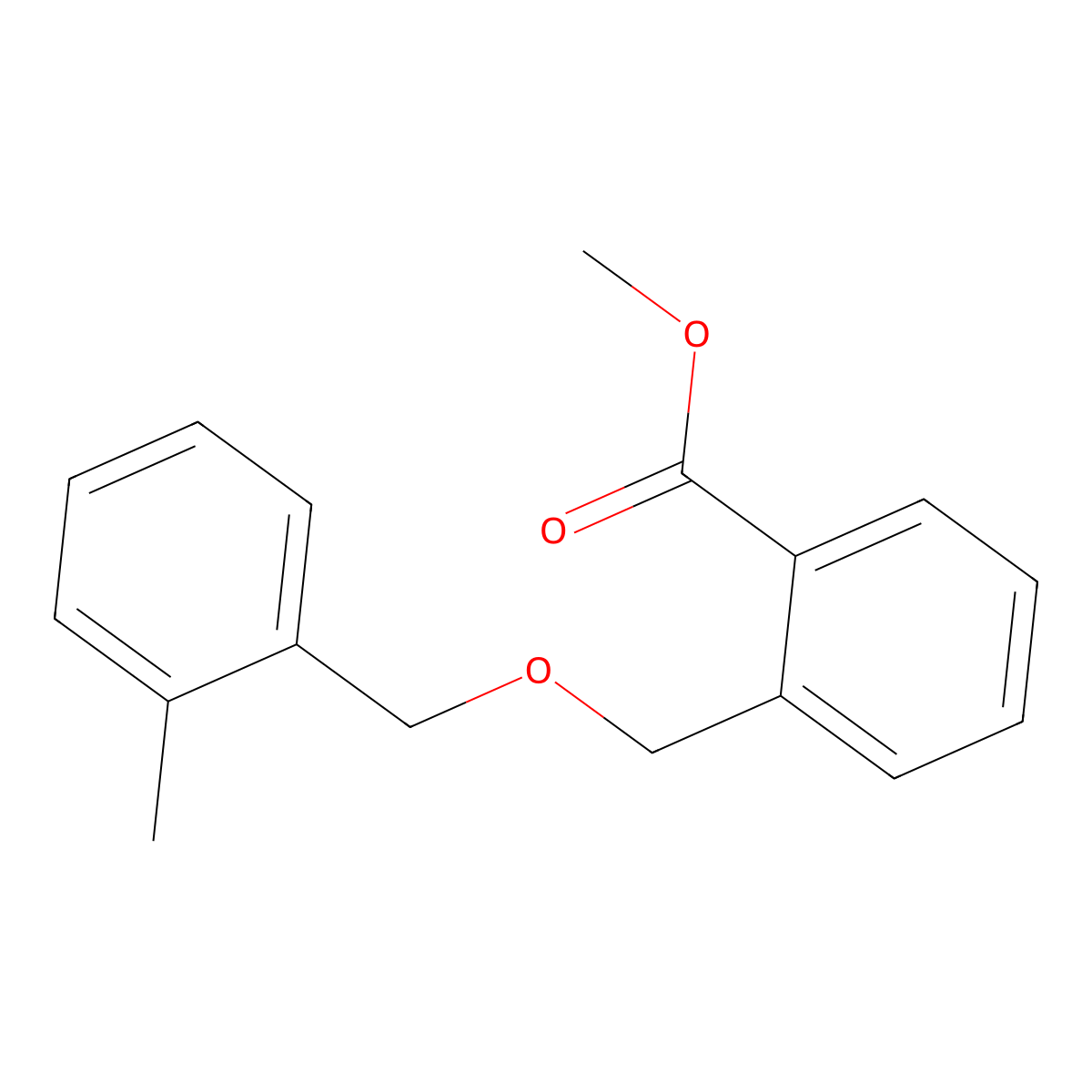 2-(2-Methyl-benzyloxymethyl)-benzoic acid methyl ester molecular structure, CAS 1171923-18-4
