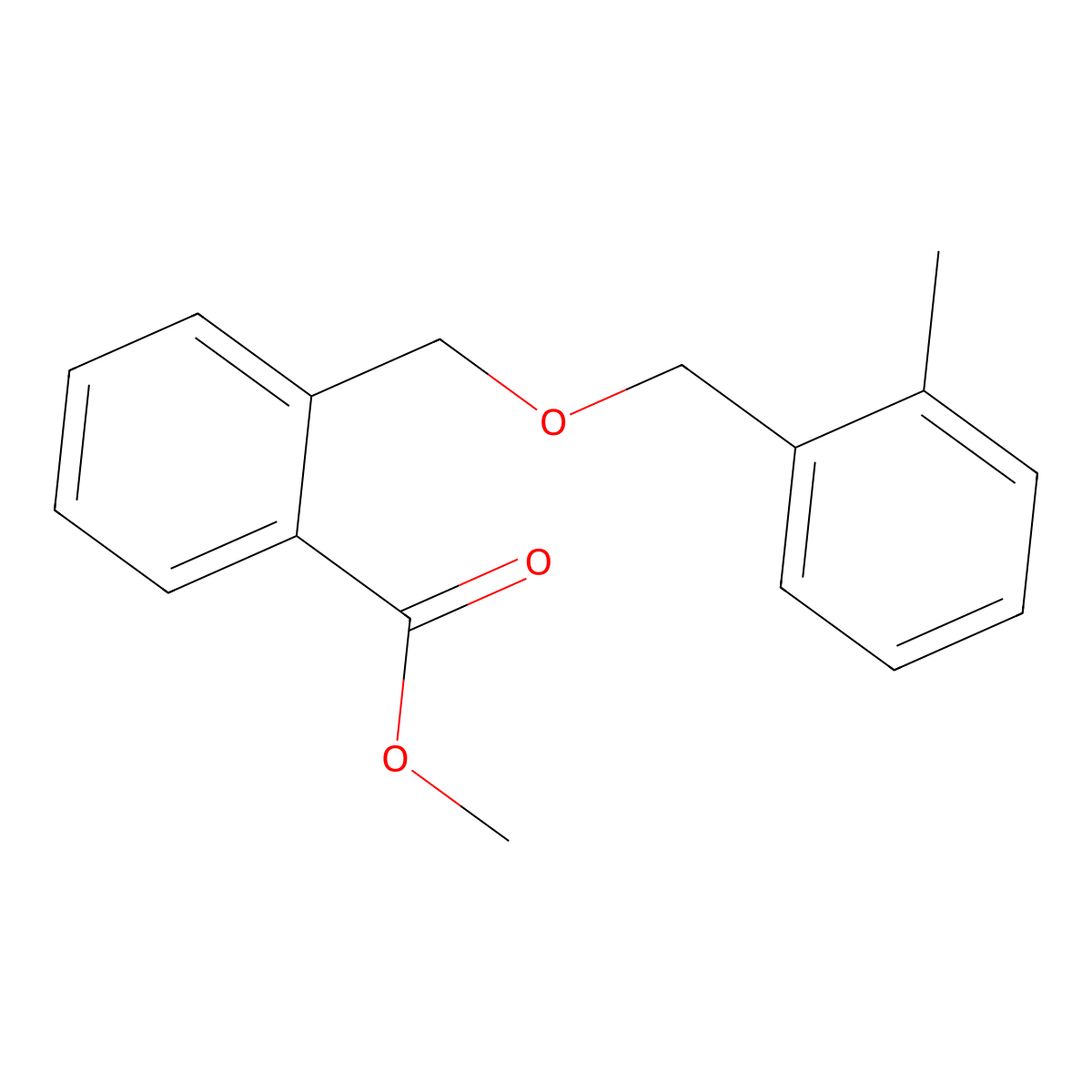 2-(2-Methyl-benzyloxymethyl)-benzoic acid methyl ester molecular structure, CAS 1171923-18-4
