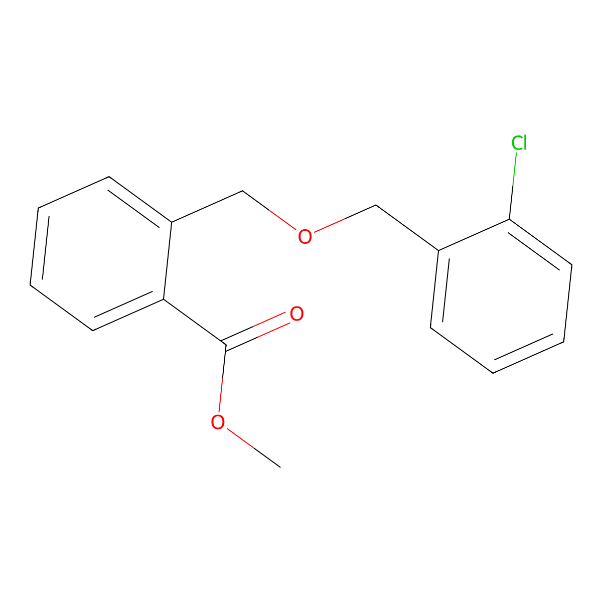 2-(2-Chloro-benzyloxymethyl)-benzoic acid methyl ester molecular structure, CAS 1171923-29-7
