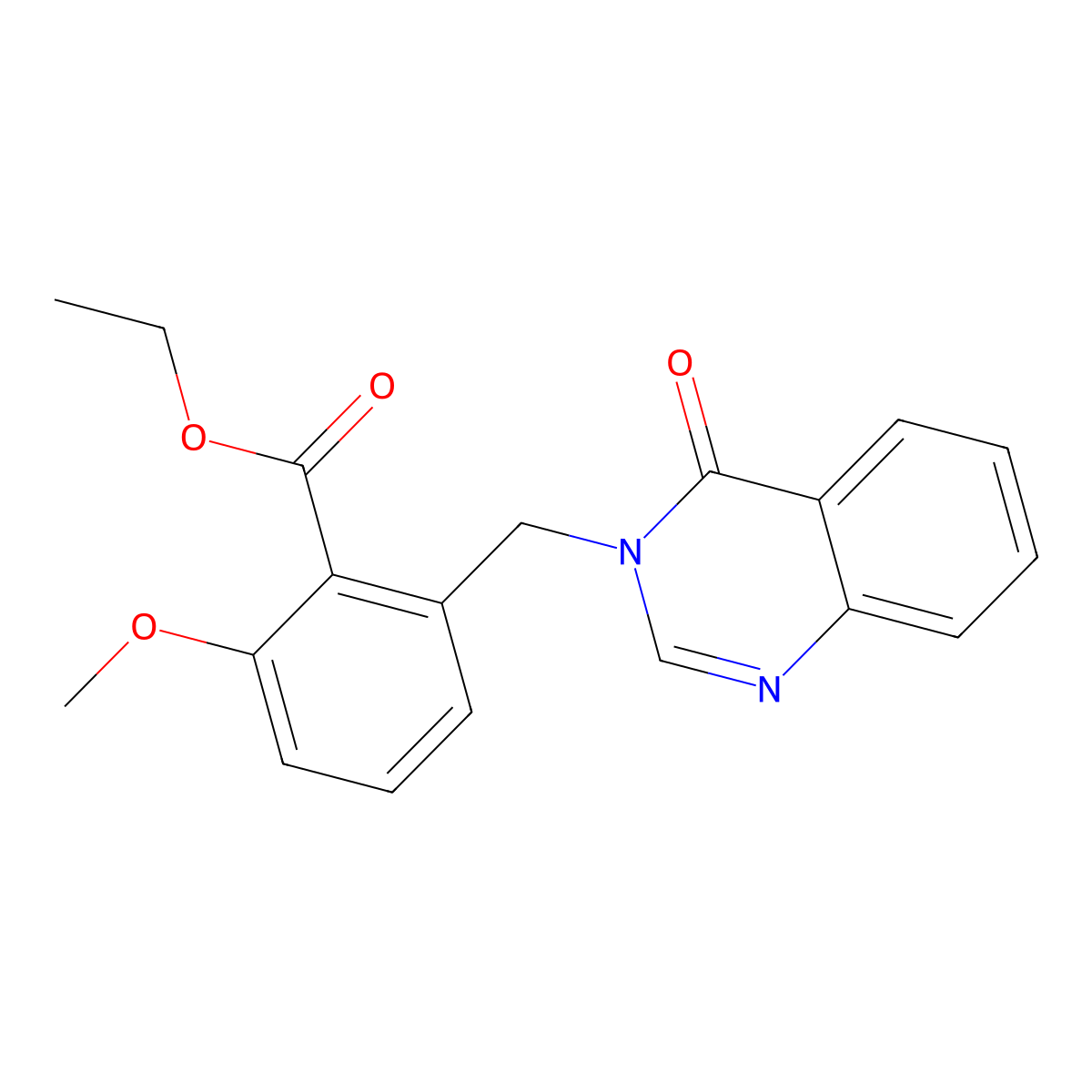 2-Methoxy-6-(4-oxo-4H-quinazolin-3-ylmethyl)-benzoic acid ethyl ester molecular structure, CAS 1171924-59-6