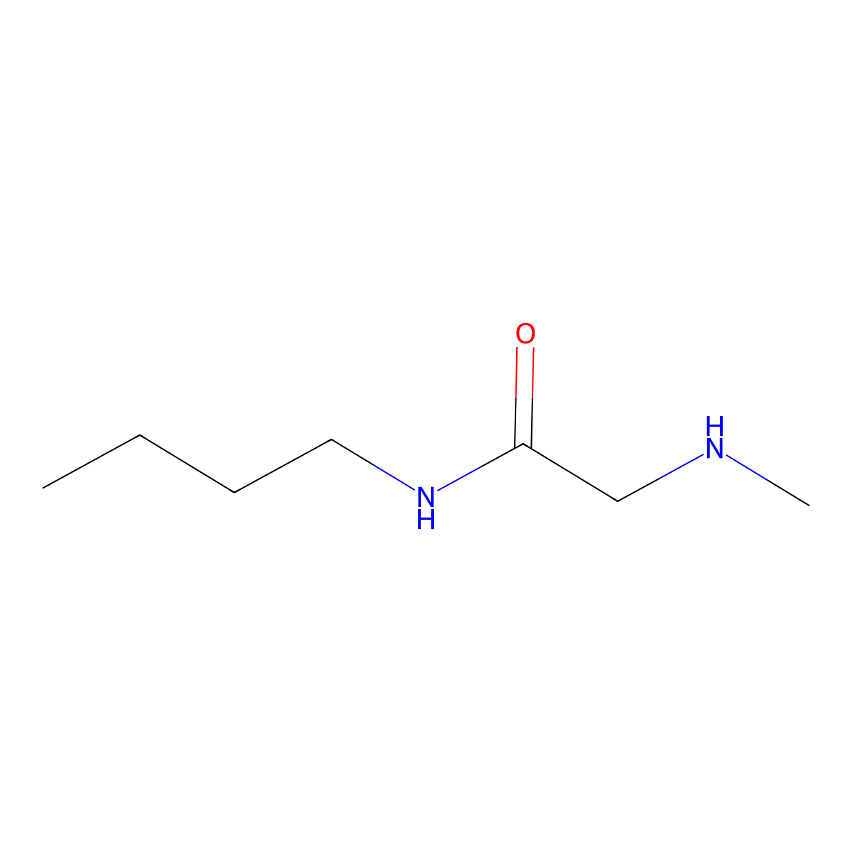 N-Butyl-2-(methylamino)acetamide molecular structure, CAS 117194-70-4