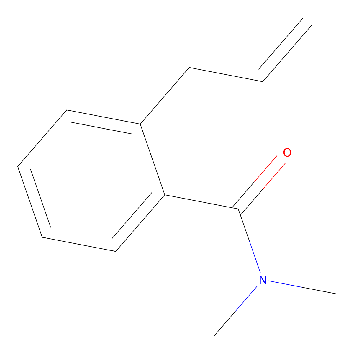 2-allyl-N,N-dimethylbenzamide molecular structure, CAS 117195-26-3