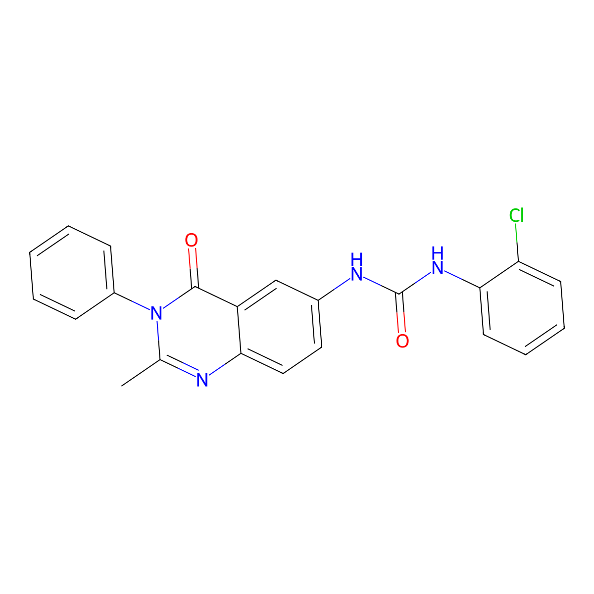 1-(2-Chlorophenyl)-3-(2-methyl-4-oxo-3-phenyl-3,4-dihydroquinazolin-6-yl)urea molecular structure, CAS 1171987-54-4