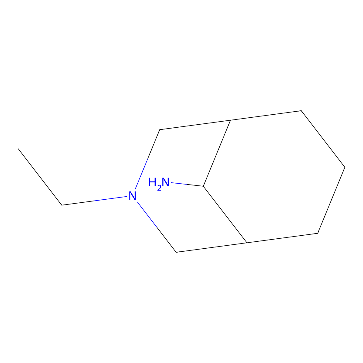 3-Ethyl-3-azabicyclo[3.3.1]nonan-9-amine molecular structure, CAS 1172055-72-9