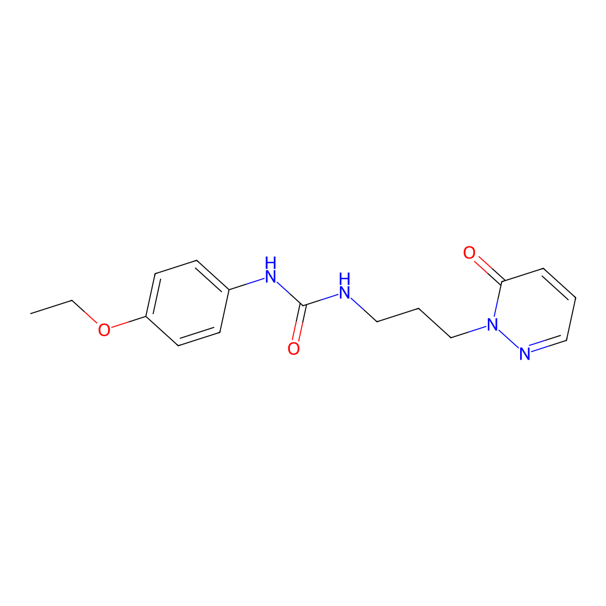 1-(4-ethoxyphenyl)-3-(3-(6-oxopyridazin-1(6H)-yl)propyl)urea molecular structure, CAS 1172084-96-6