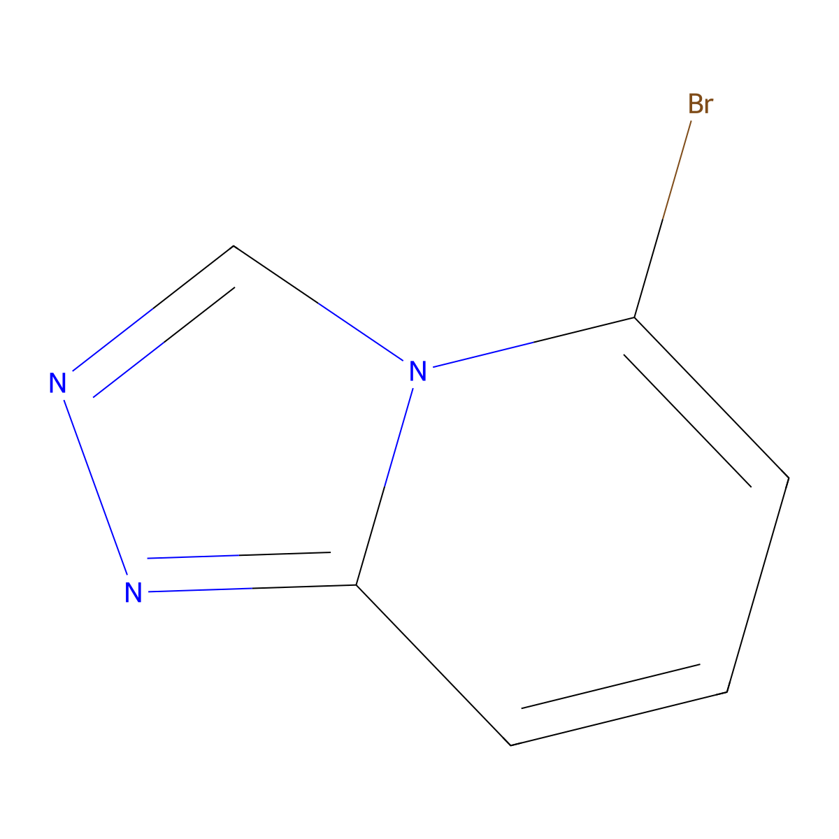 5-Bromo-(1,2,4)triazolo(4,3-a)pyridine molecular structure, CAS 1172085-67-4