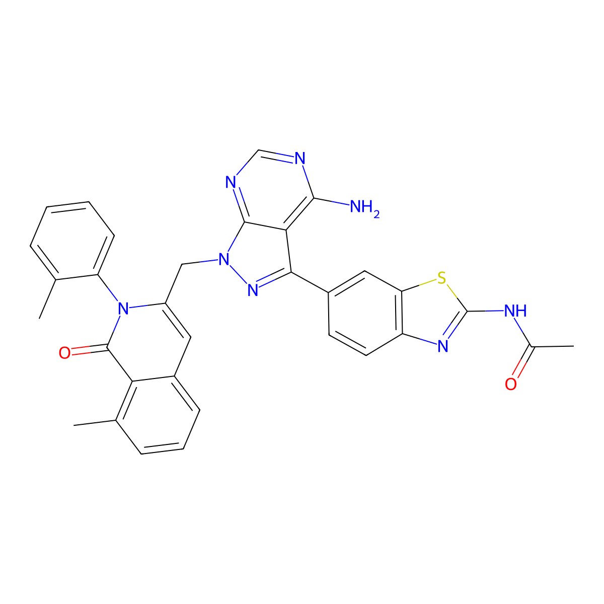 PI3Kgamma inhibitor 1 molecular structure, CAS 1172118-03-4