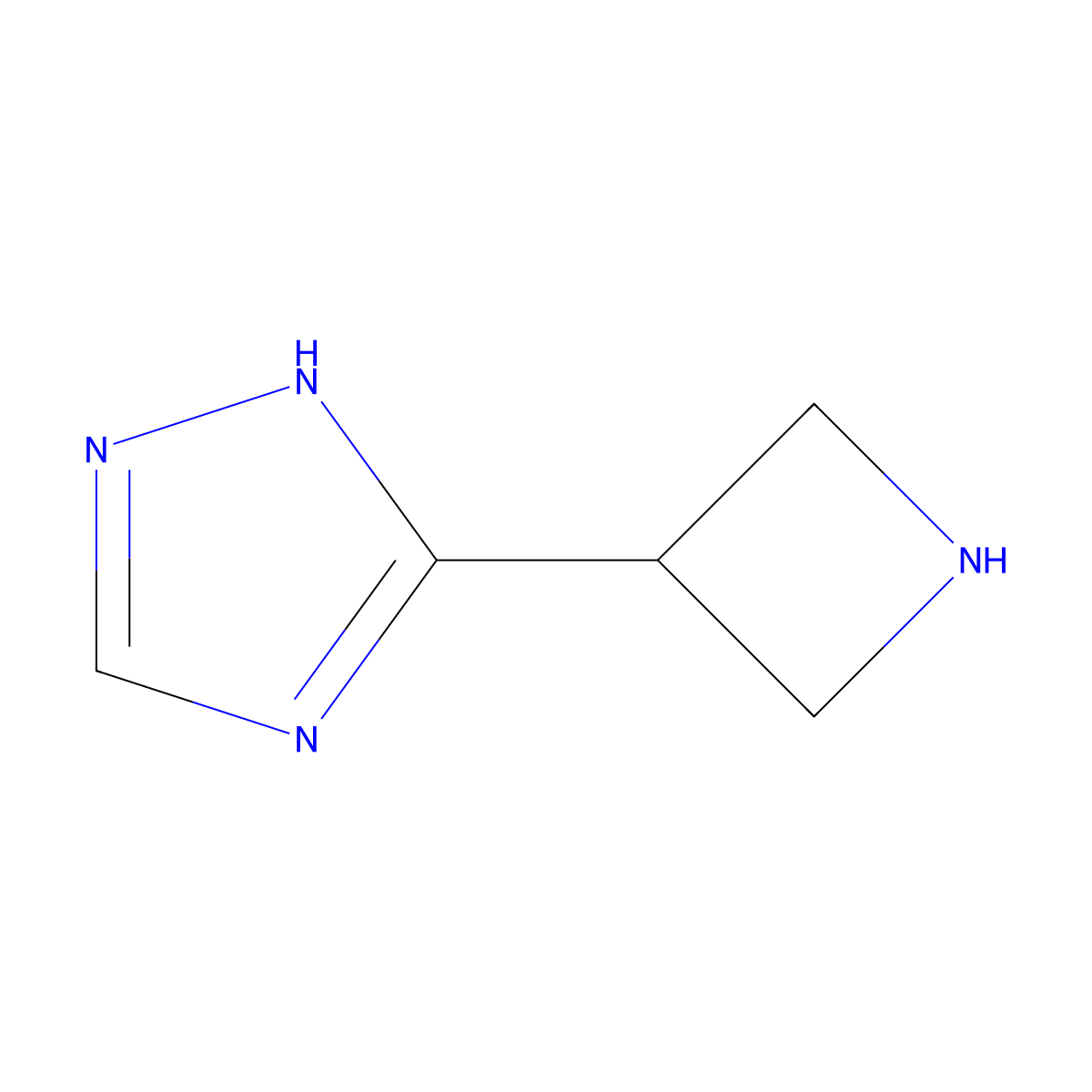 5-(3-azetidinyl)-1H-1,2,4-Triazole molecular structure, CAS 1172126-90-7