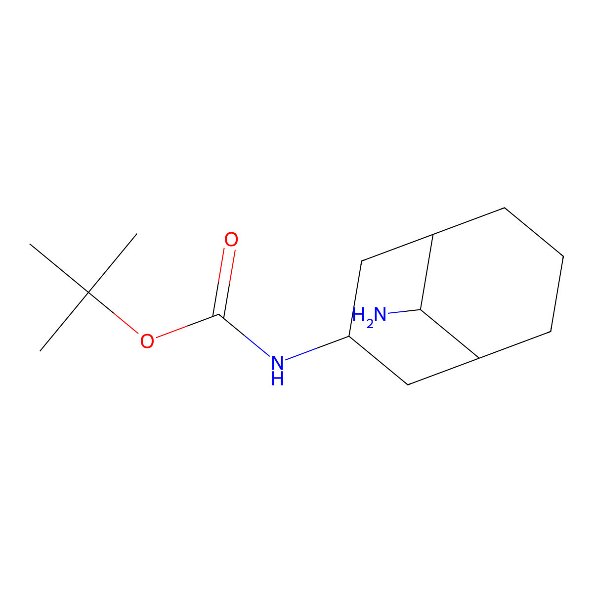 tert-butyl N-{9-aminobicyclo[3.3.1]nonan-3-yl}carbamate molecular structure, CAS 1172268-86-8