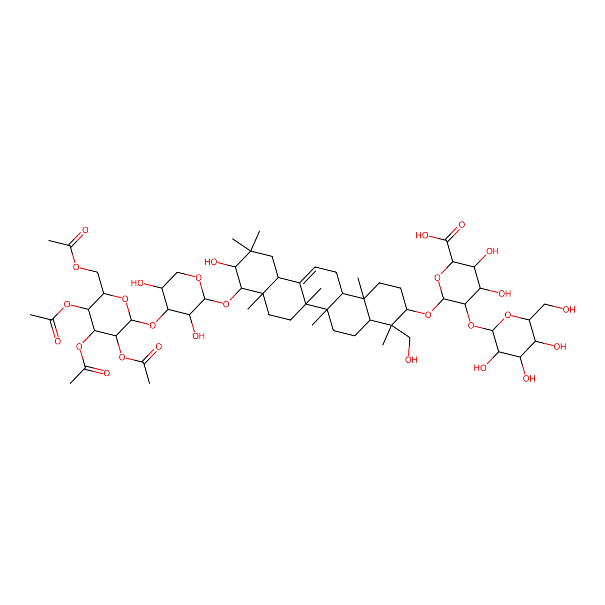 Soyasaponin Af molecular structure, CAS 117230-32-7
