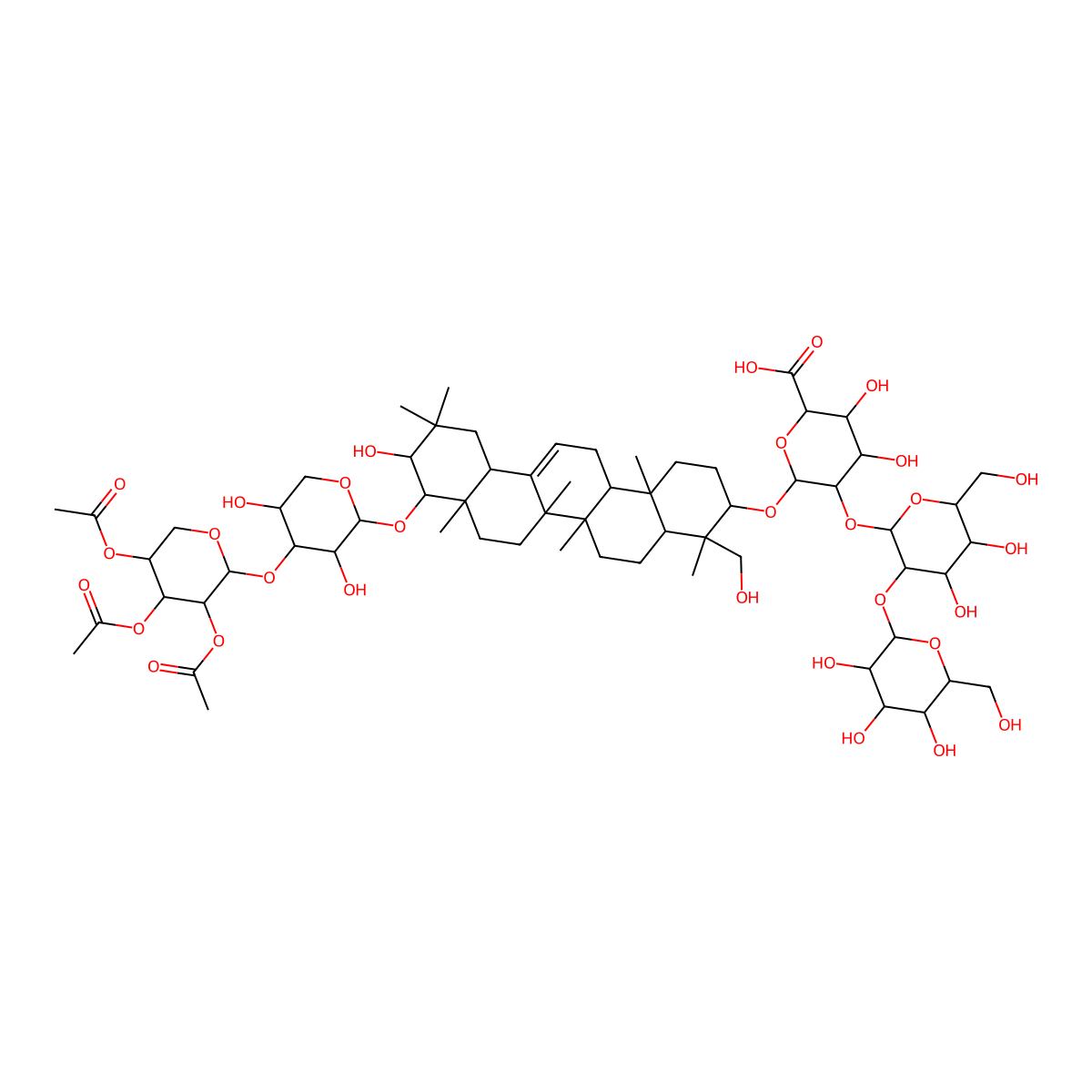 SoyasaponinAA molecular structure, CAS 117230-33-8