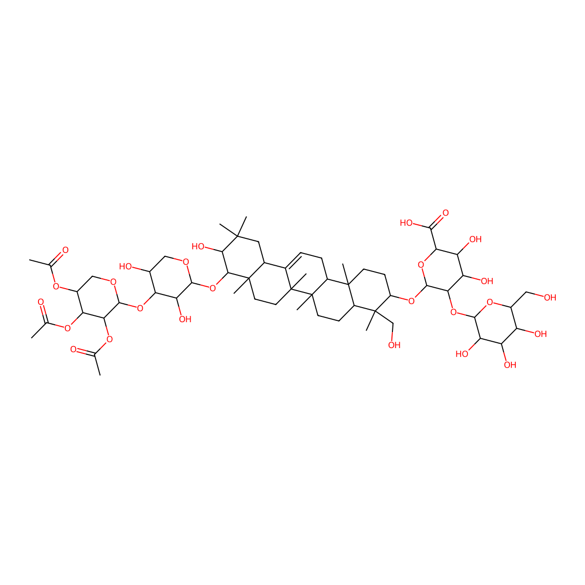 Soyasaponin Ae molecular structure, CAS 117230-34-9