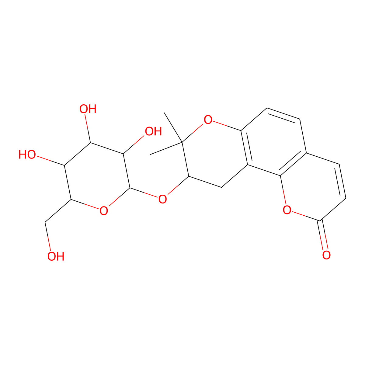 praeroside IV molecular structure, CAS 117233-34-8