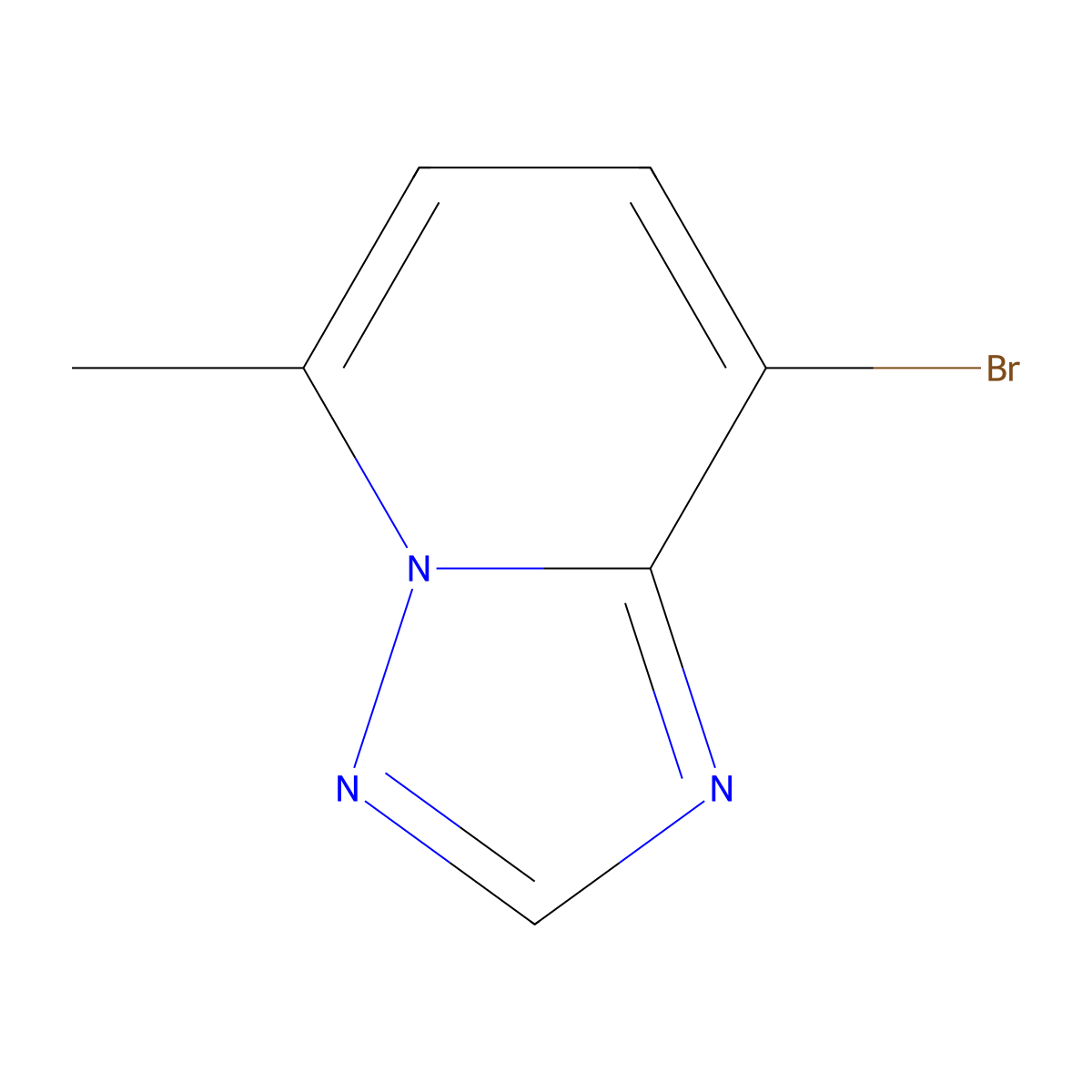 8-Bromo-5-methyl-[1,2,4]triazolo[1,5-a]pyridine molecular structure, CAS 1172341-29-5