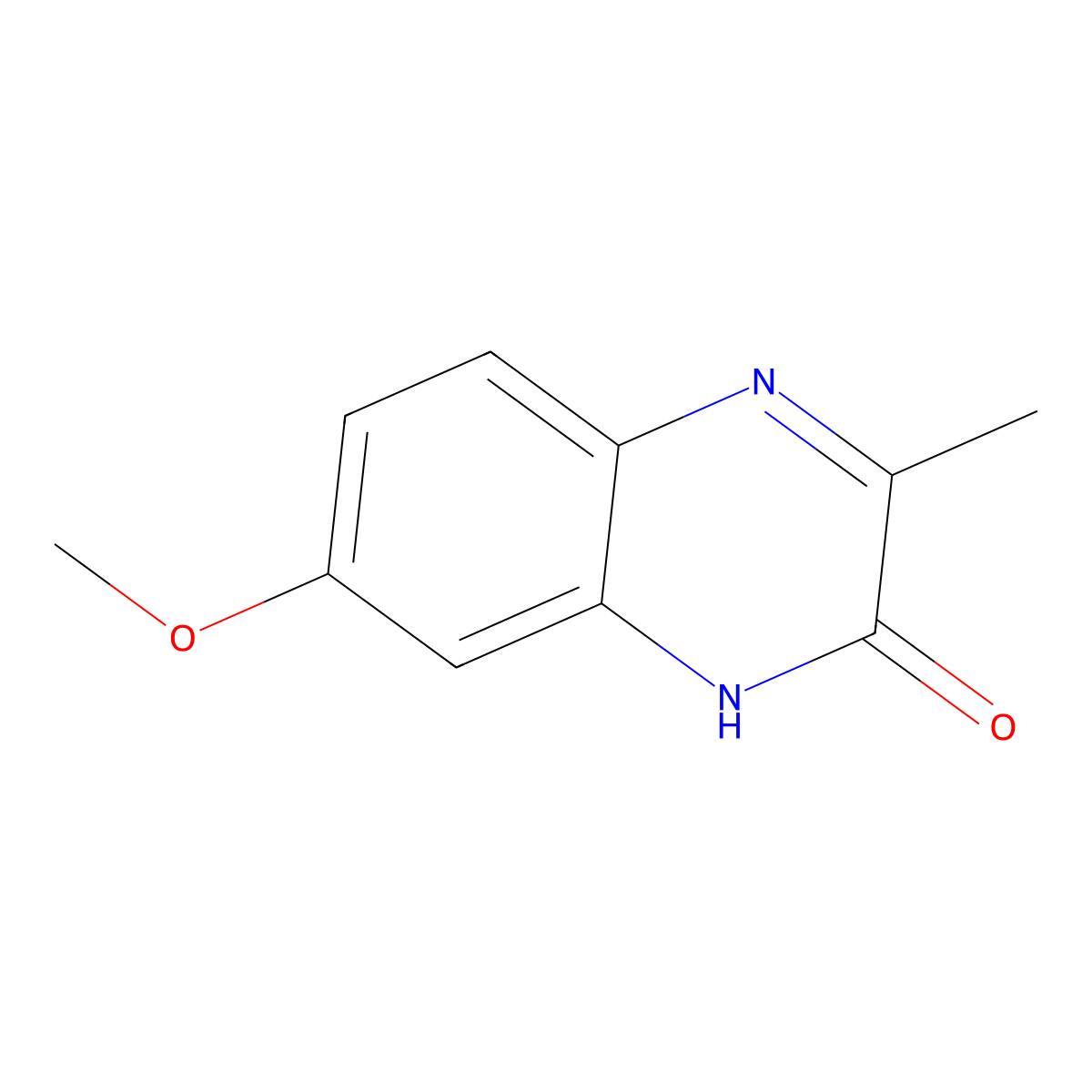 7-Methoxy-3-methylquinoxalin-2(1H)-one molecular structure, CAS 117237-99-7