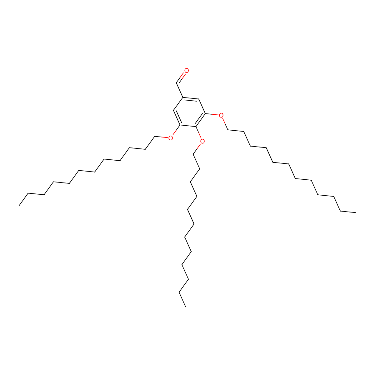 3,4,5-Tris(dodecyloxy)benzaldehyde molecular structure, CAS 117241-32-4